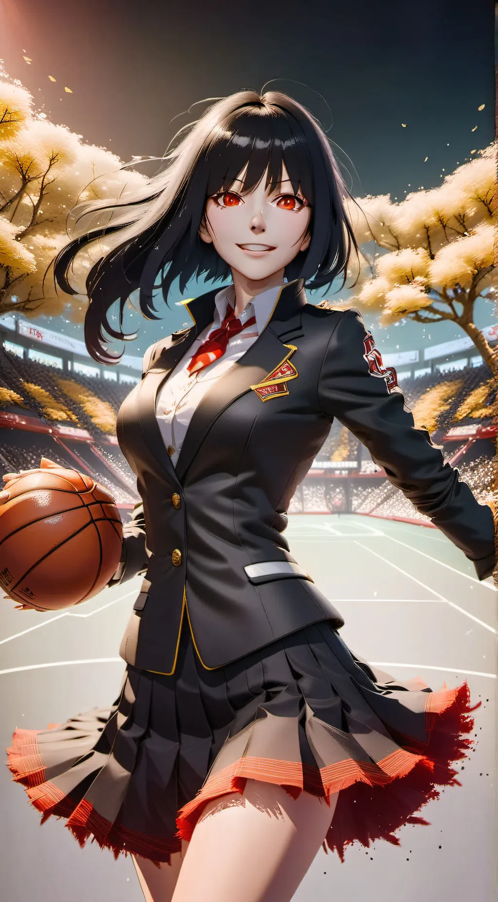 ai character: yumeko Jabami background