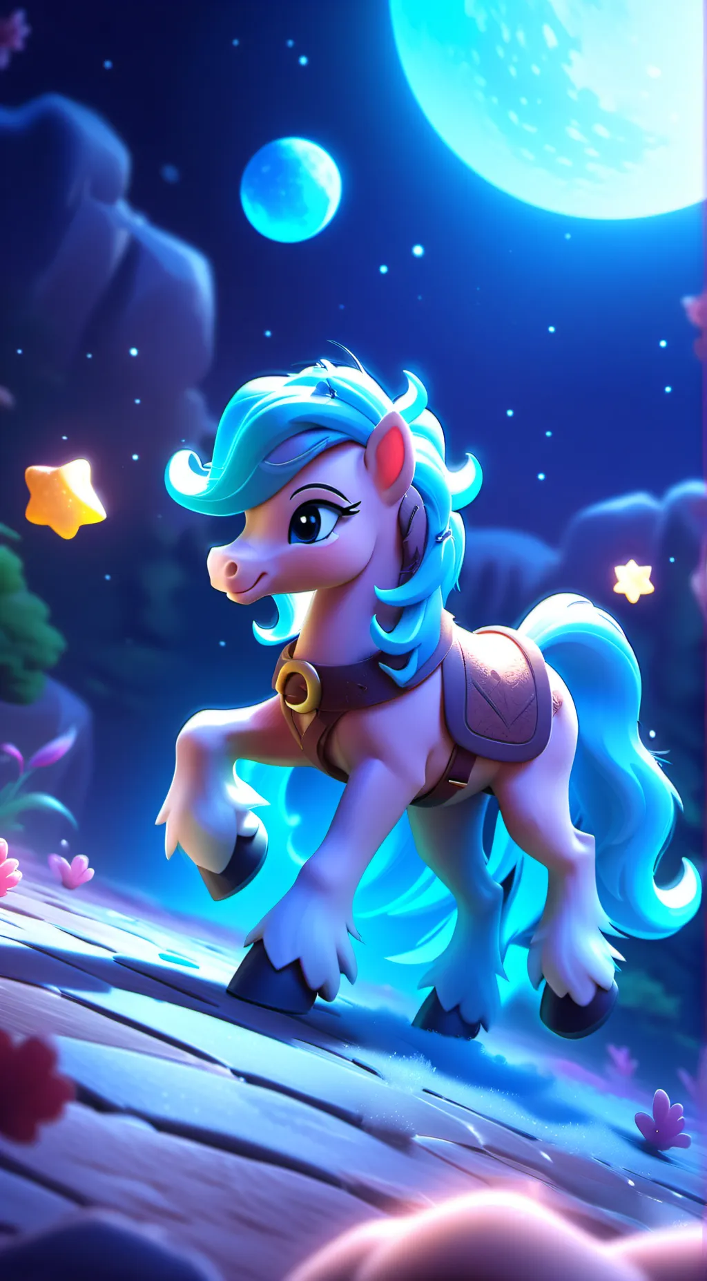 ai character: mane six background