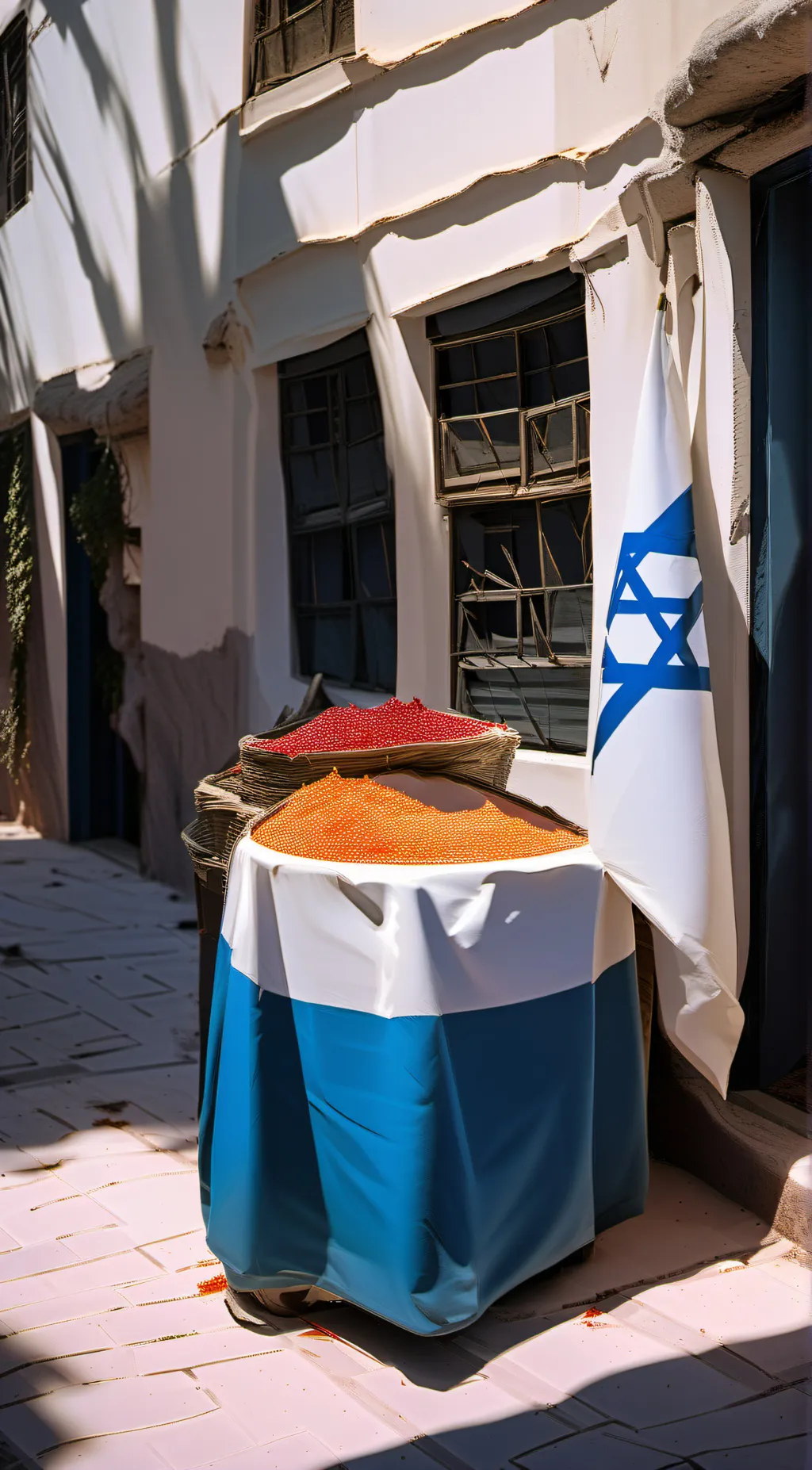 ai character: Israel country❤️‍🩹 background