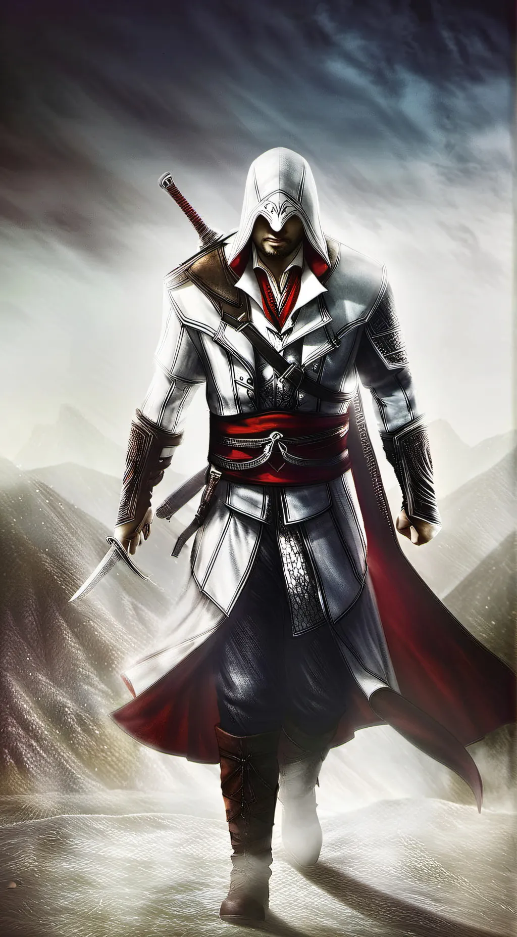 ai character: Ezio Auditore background