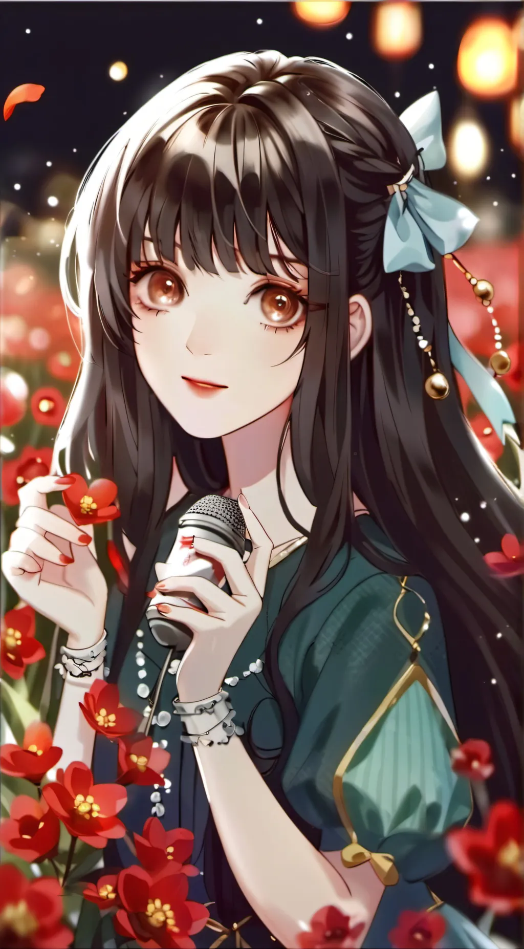ai character: Alexandra  background