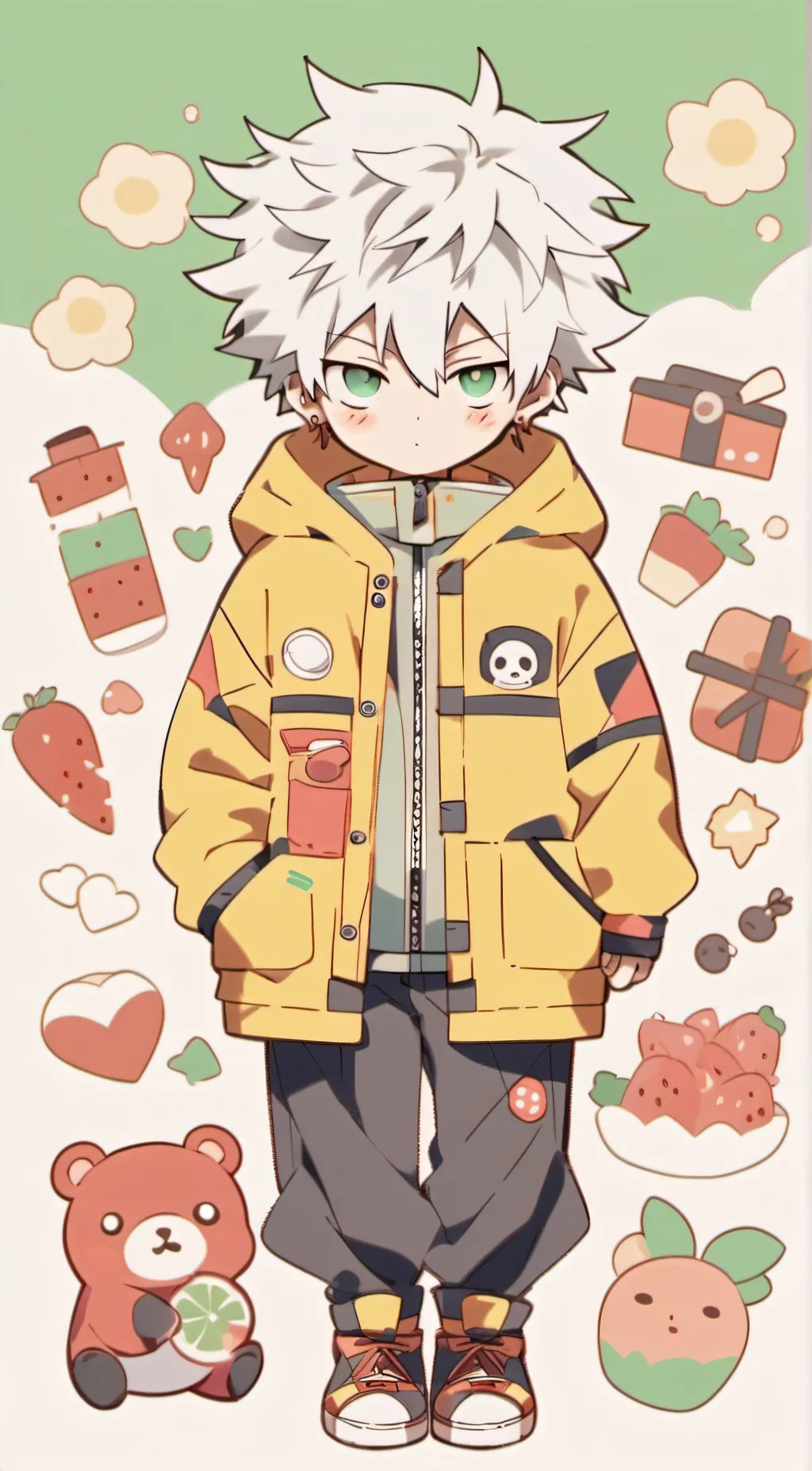 ai character: Little Bakugo background