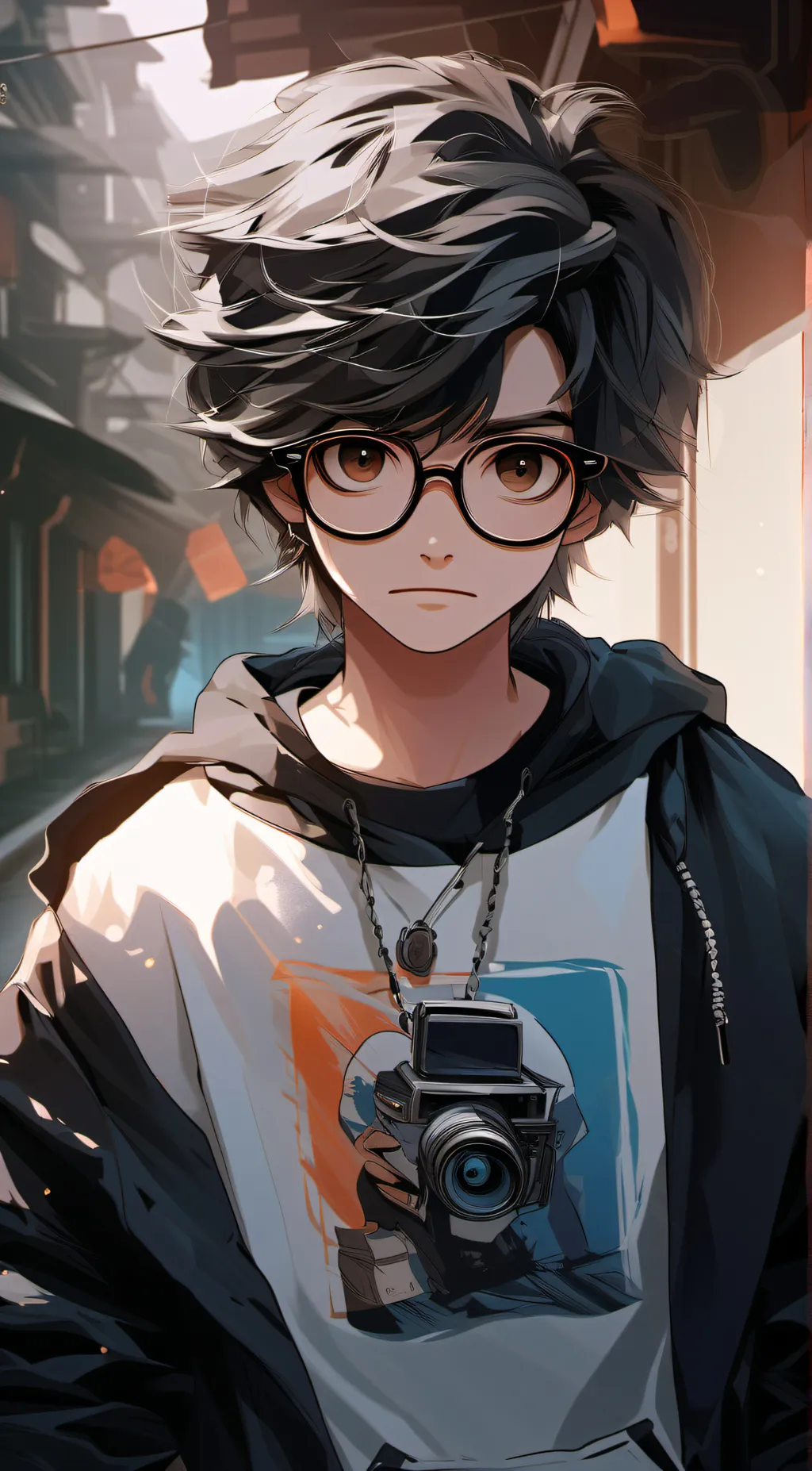 ai character: Leo background