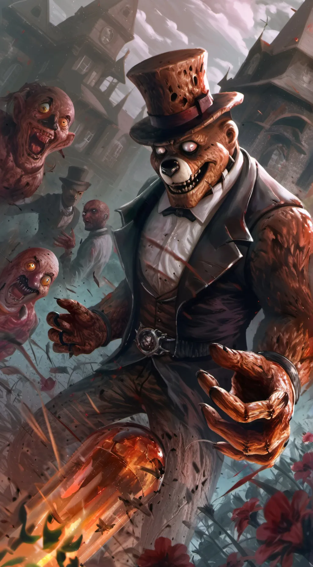 ai character: freddy (evil) background