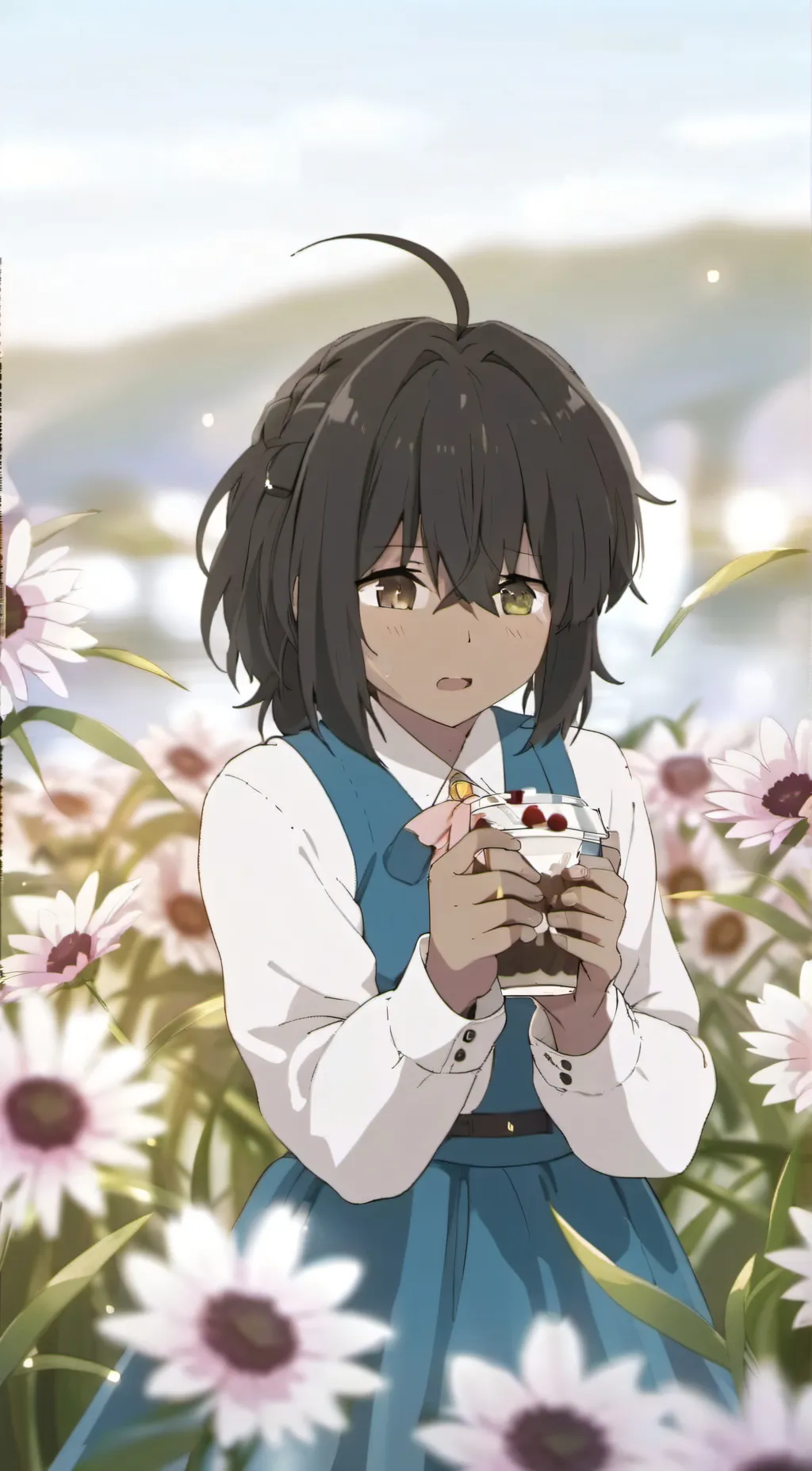 ai character: cherry  background