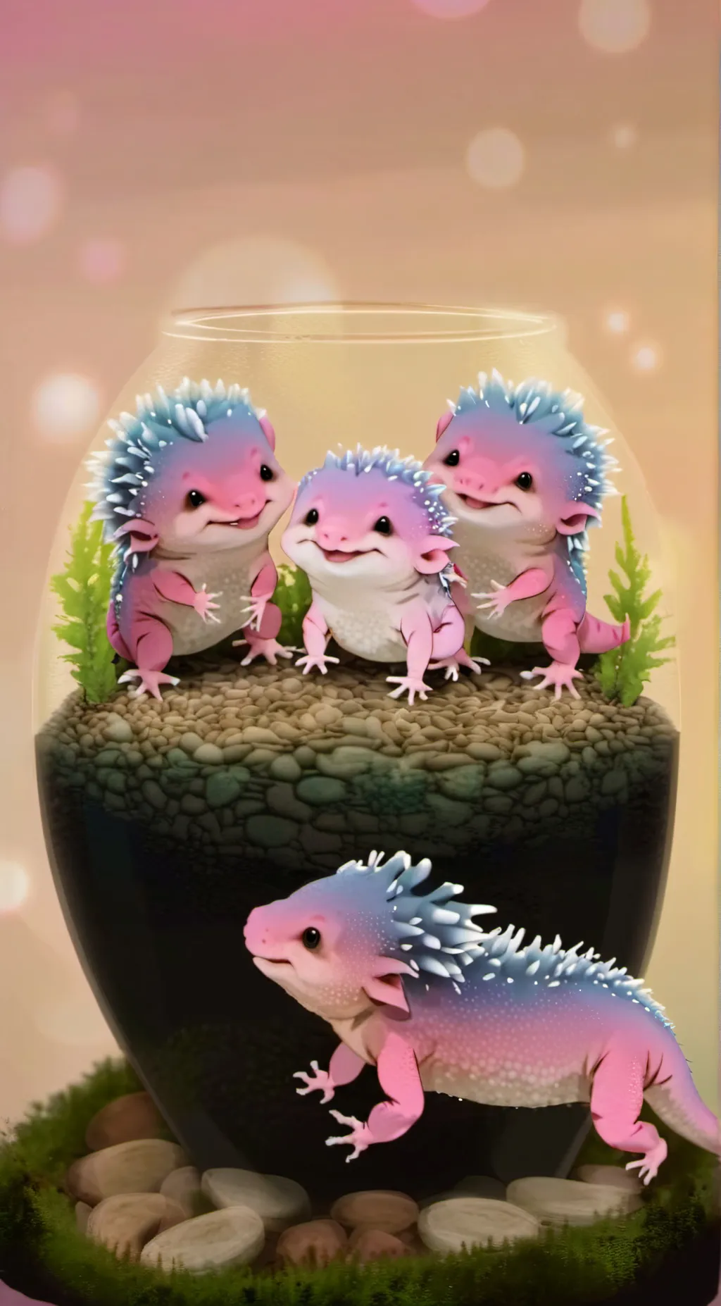 Talkie AI - Chat with 4 Baby Axolotls