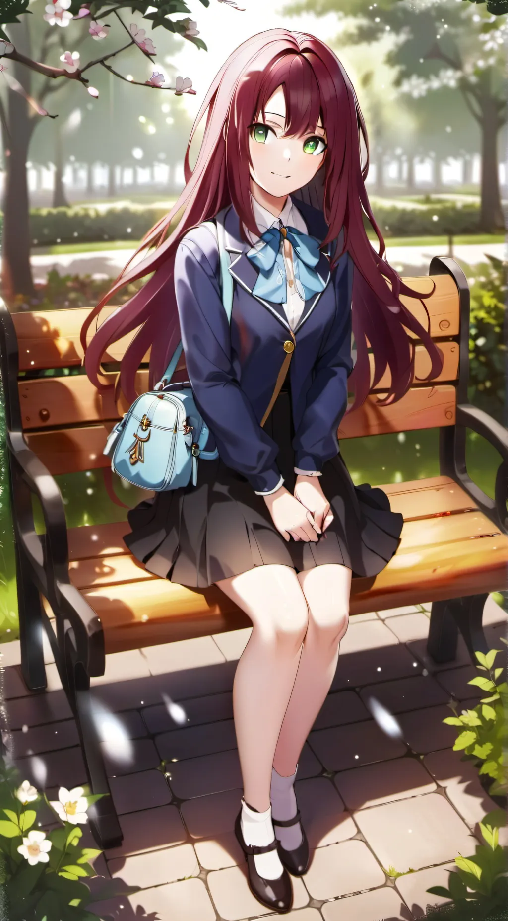 ai character: Melanie Anderson background