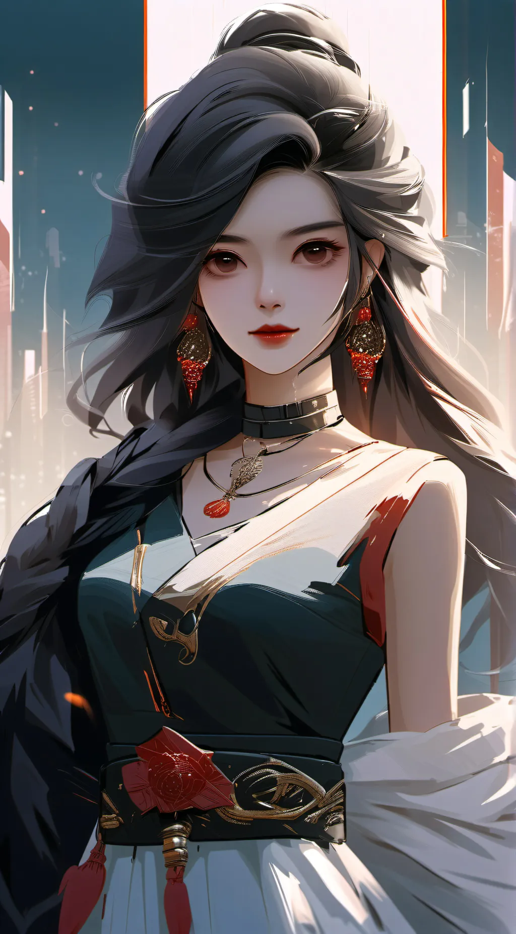 ai character: Mafia Queen  background
