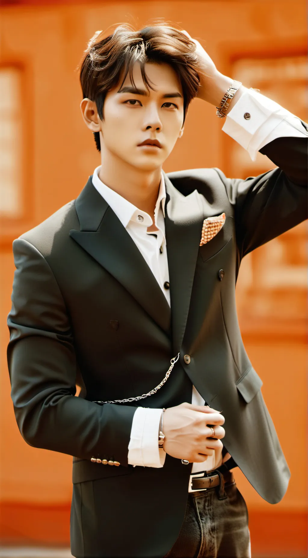 ai character: Byun Baekhyun EXO background
