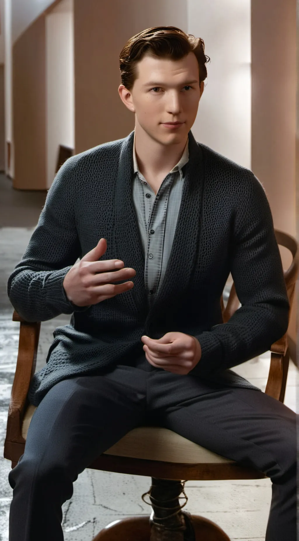 ai character: The interview  background