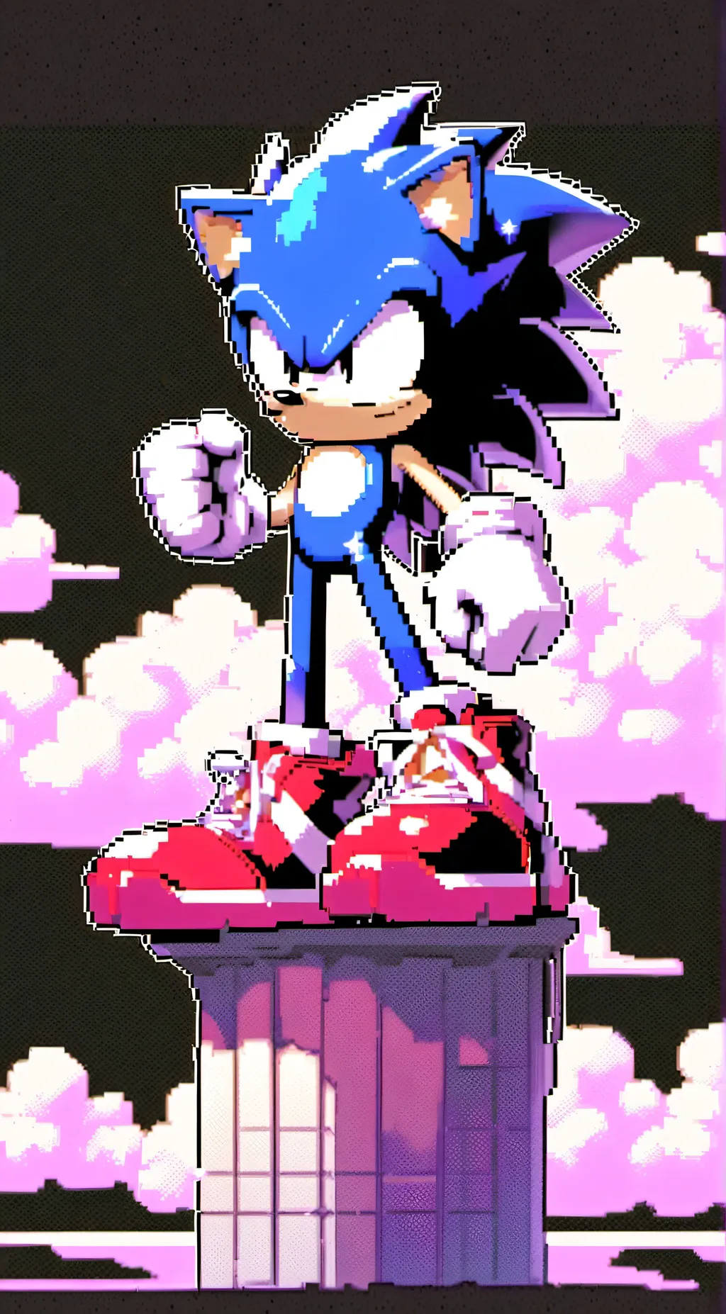 ai character: Sonic the Hedgehog background