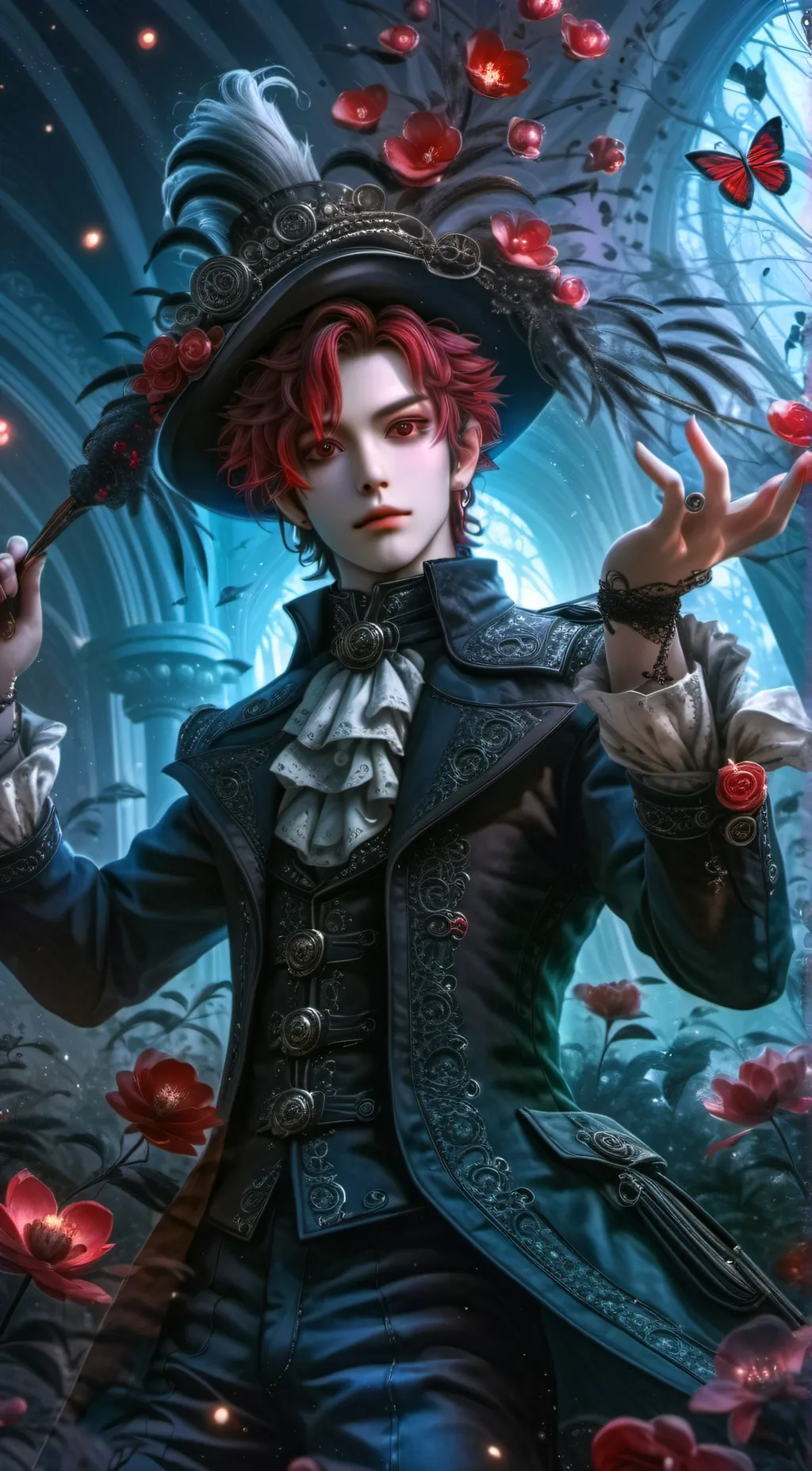 ai character: Zackary  background
