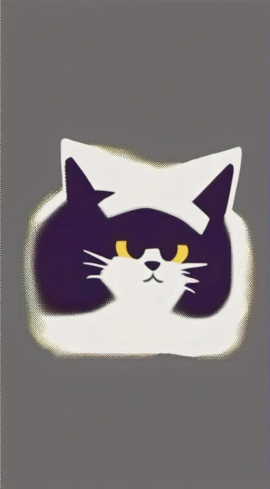 ai character: miss circle cat background