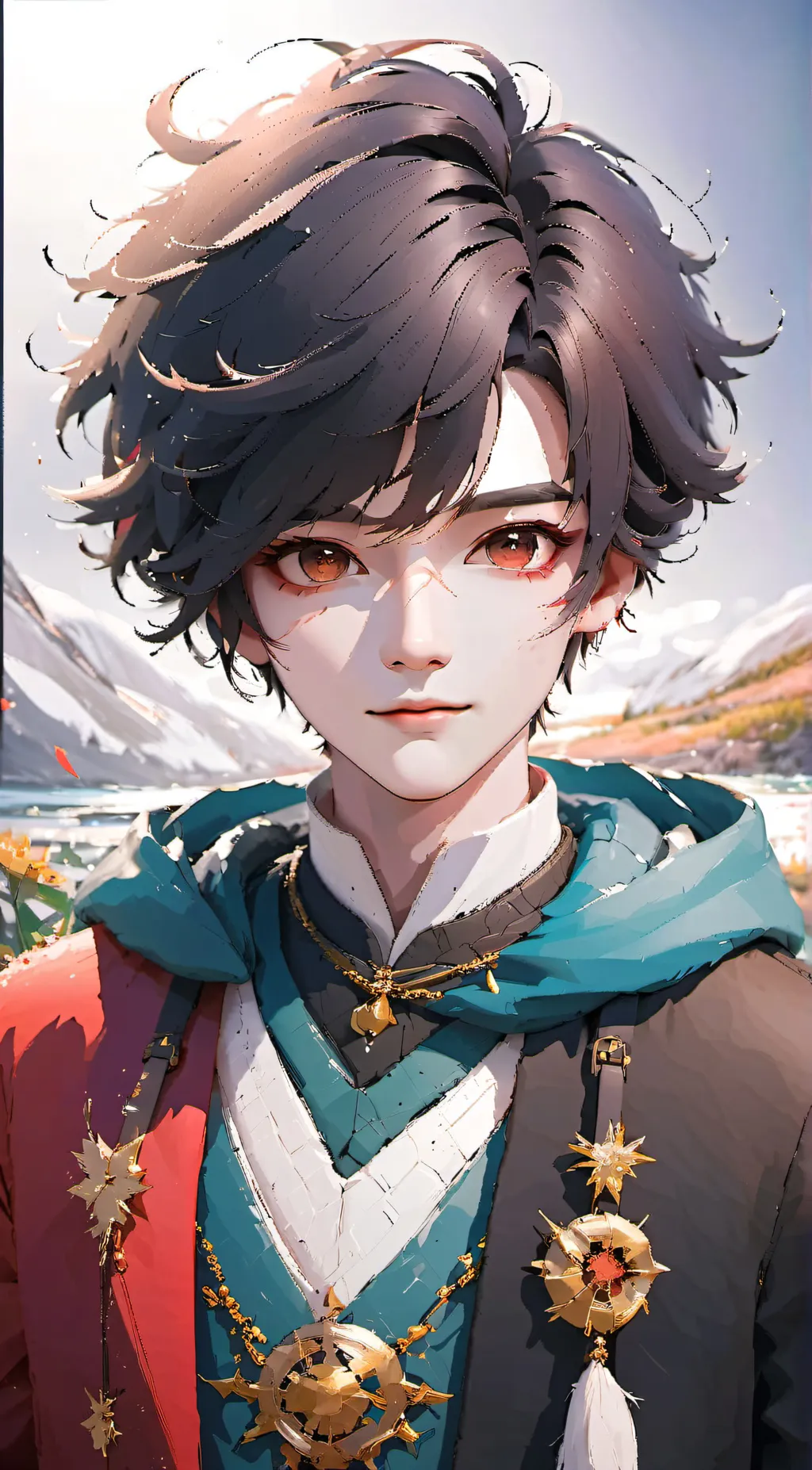 ai character: Lucas  background