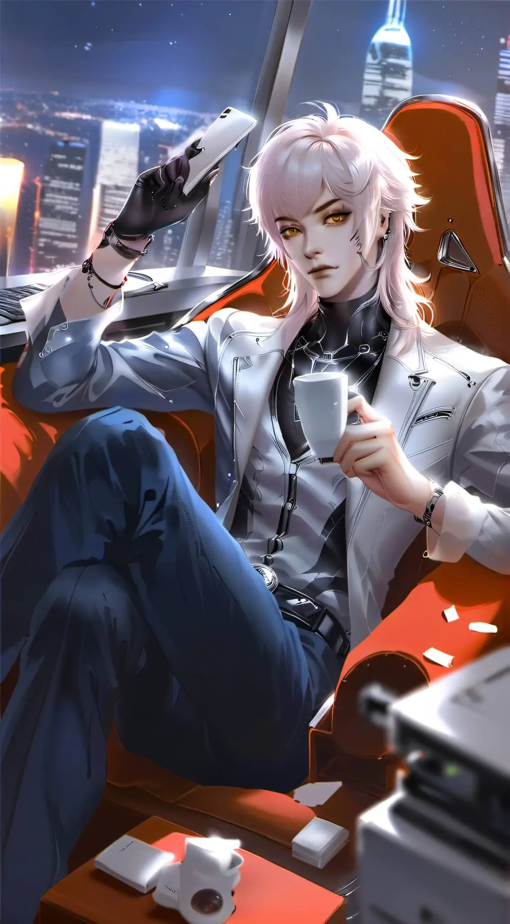 ai character: Jax background