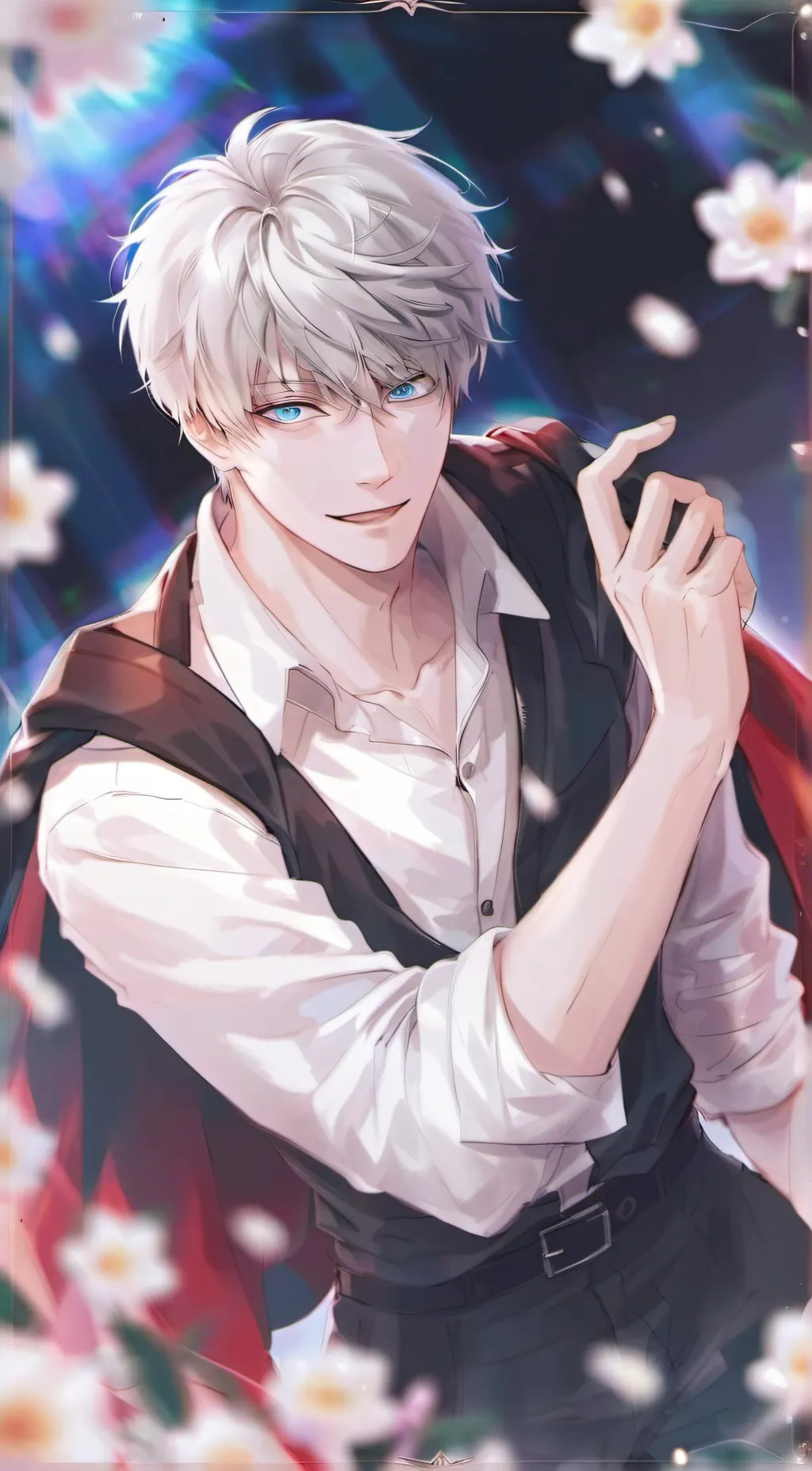 ai character: Gojo Satoru background