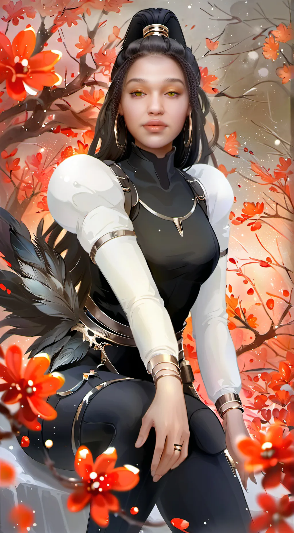 ai character: |•+~selene~+•| background