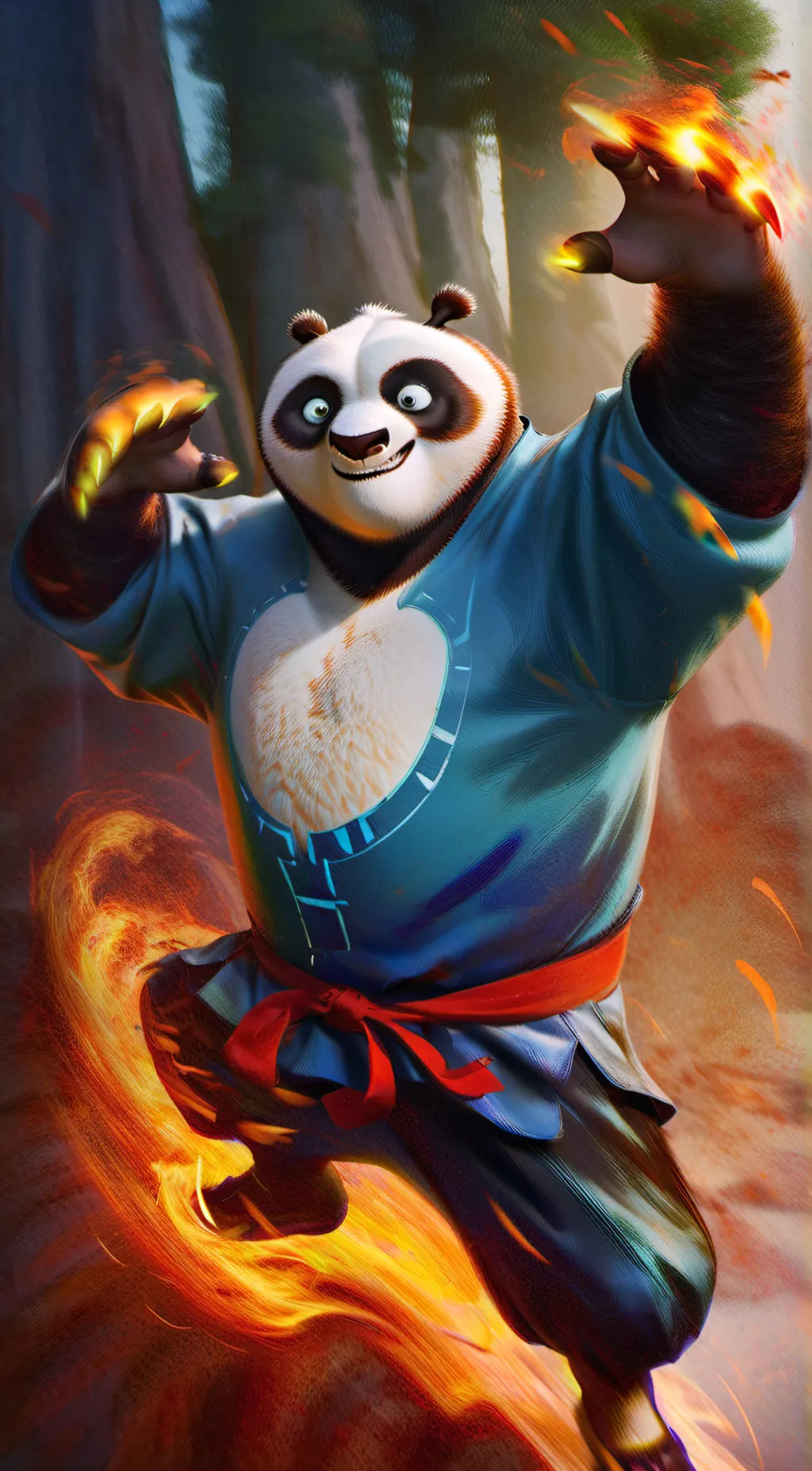 ai character: po background