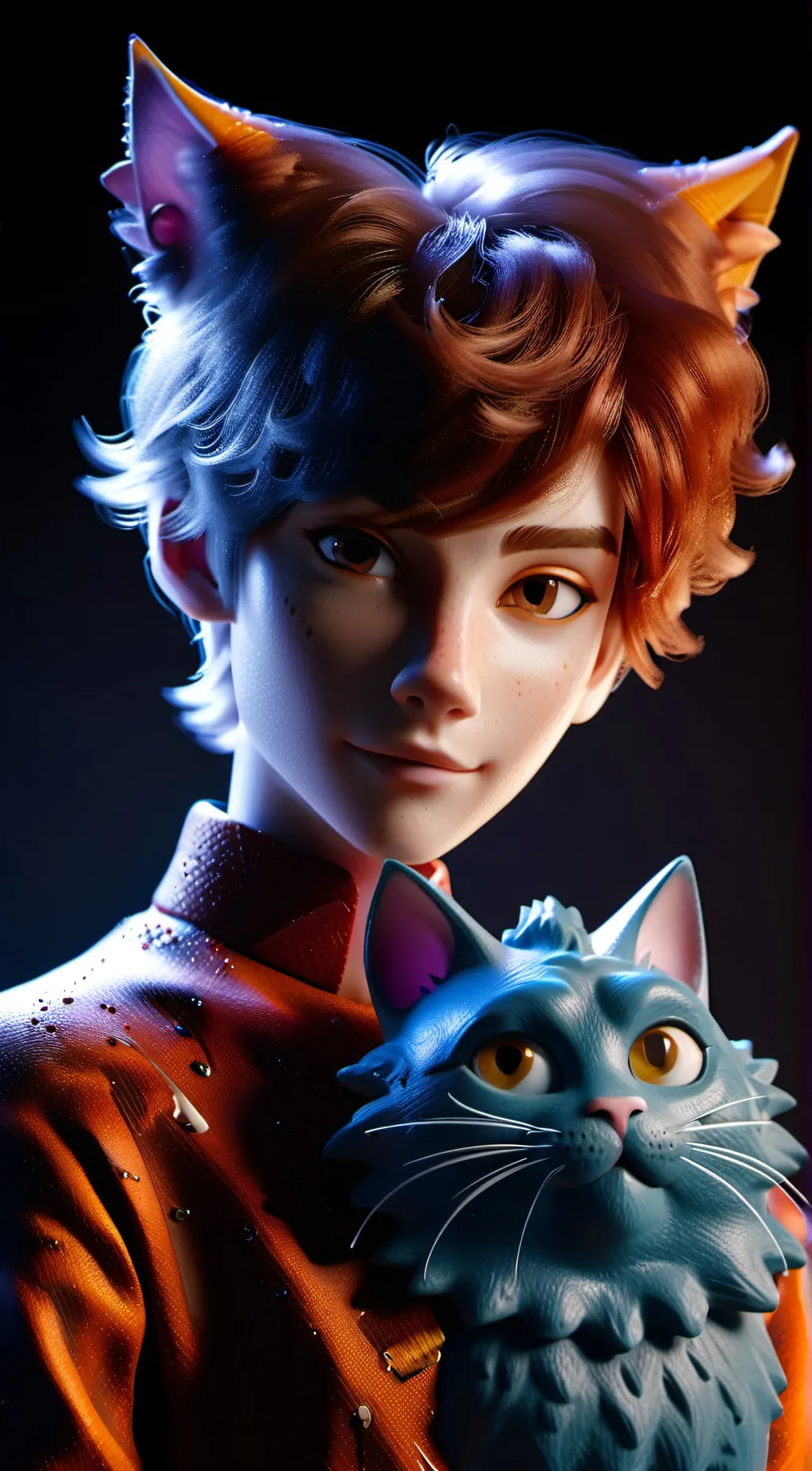ai character: Ethan  background