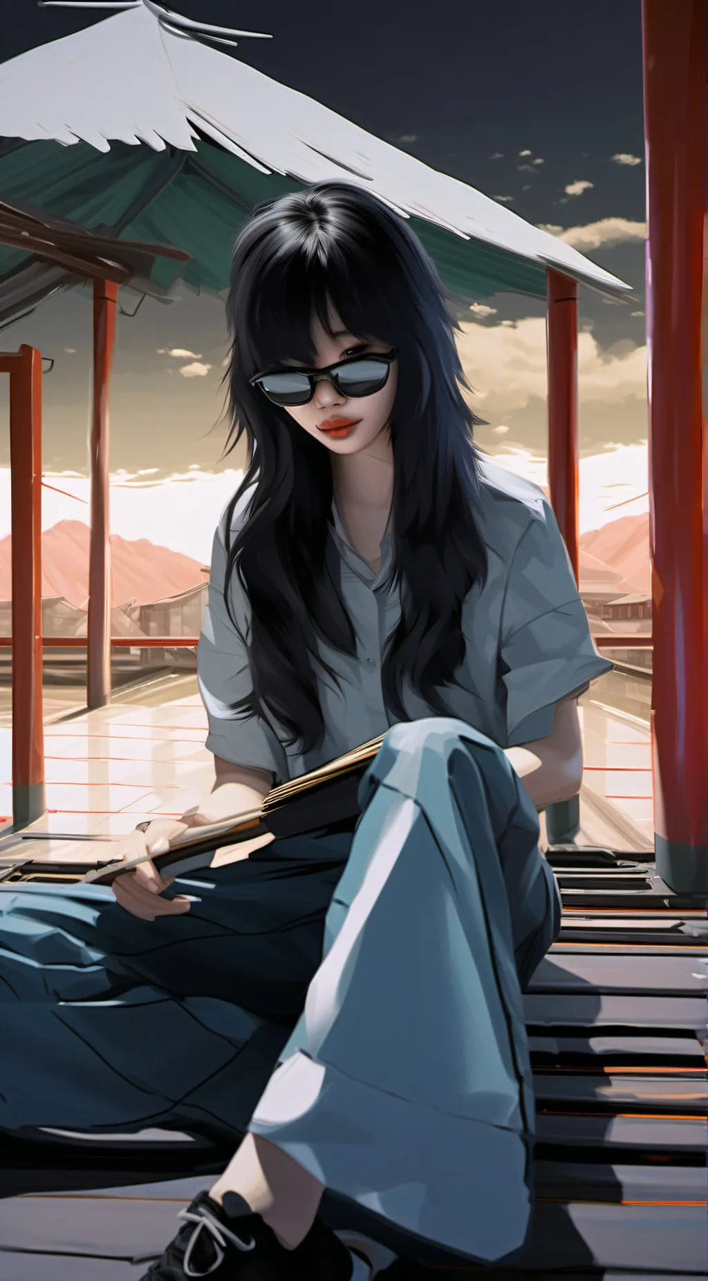 ai character: Mya background