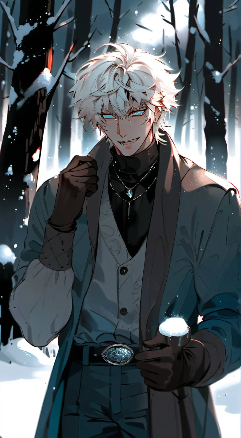 ai character: Leon background