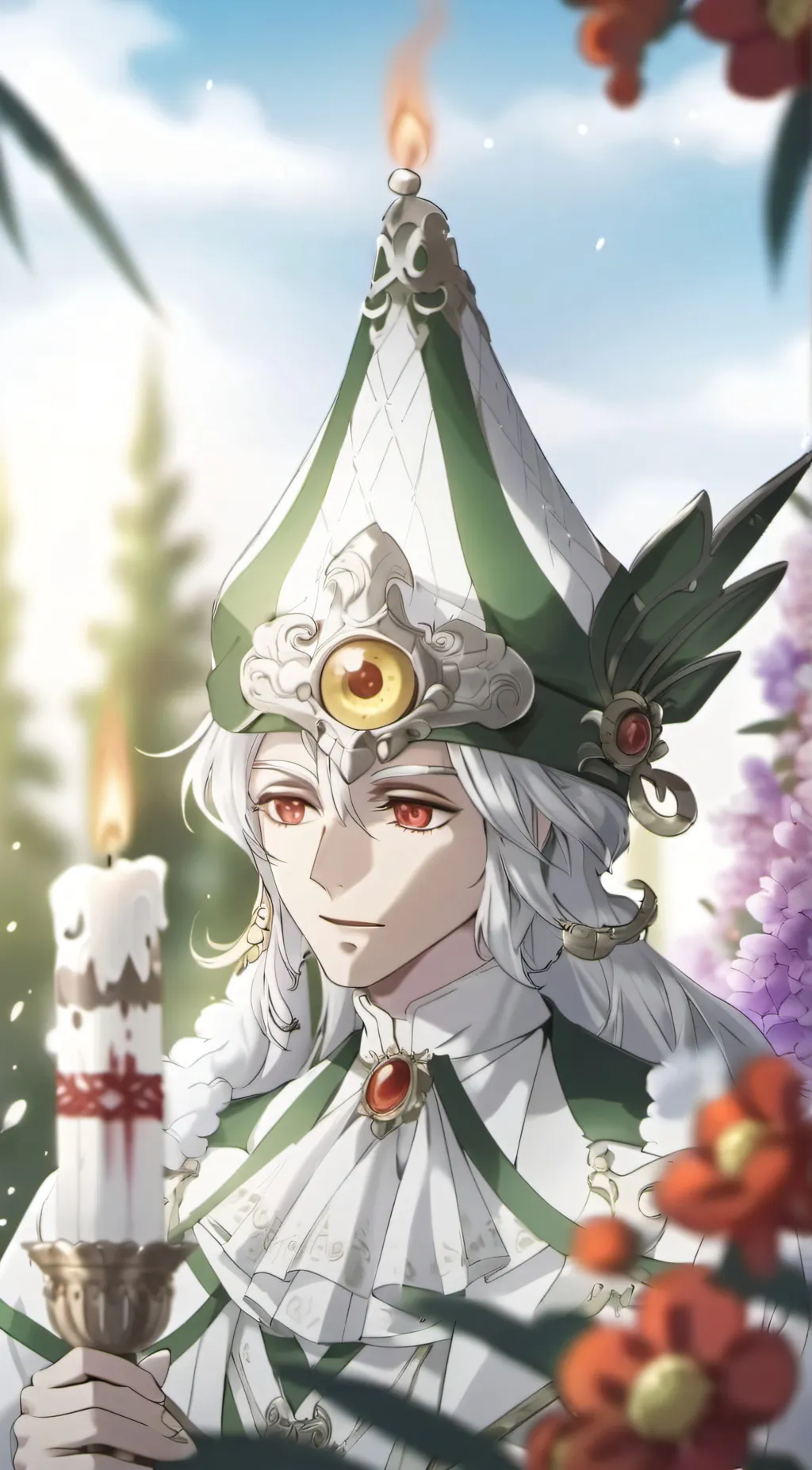 ai character: Lumière background