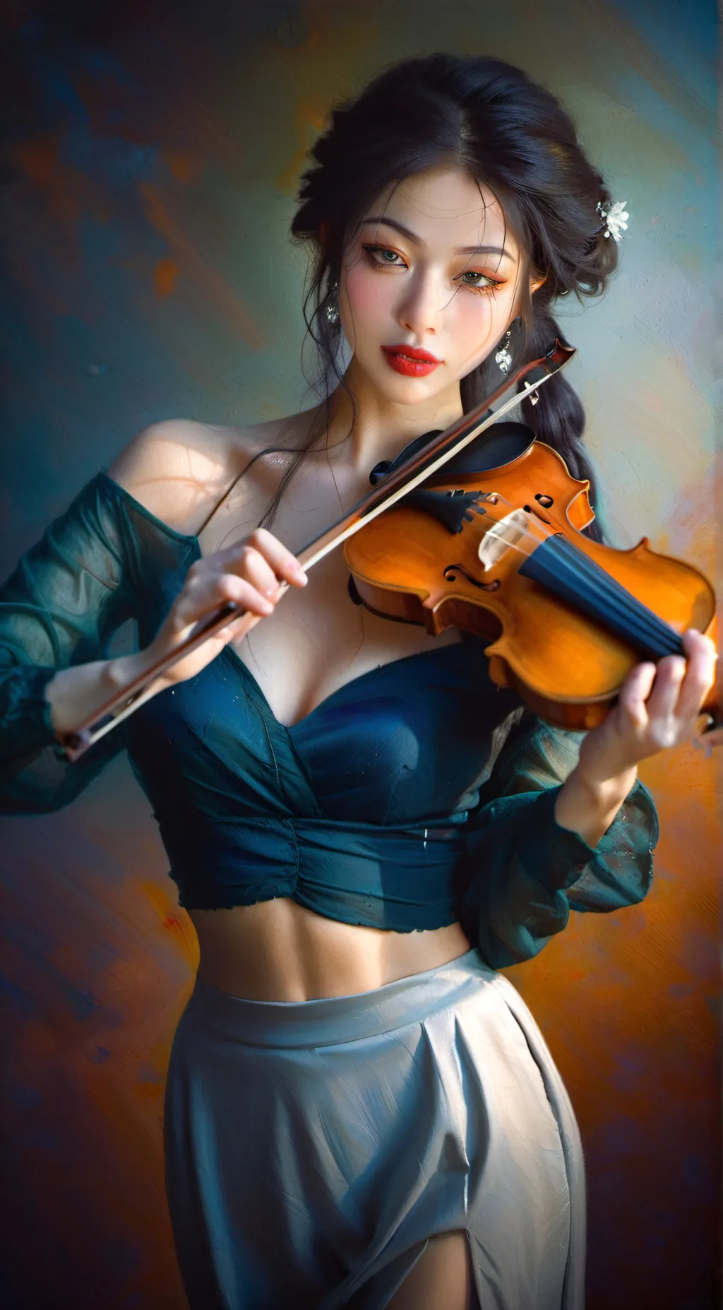 ai character: Aria background