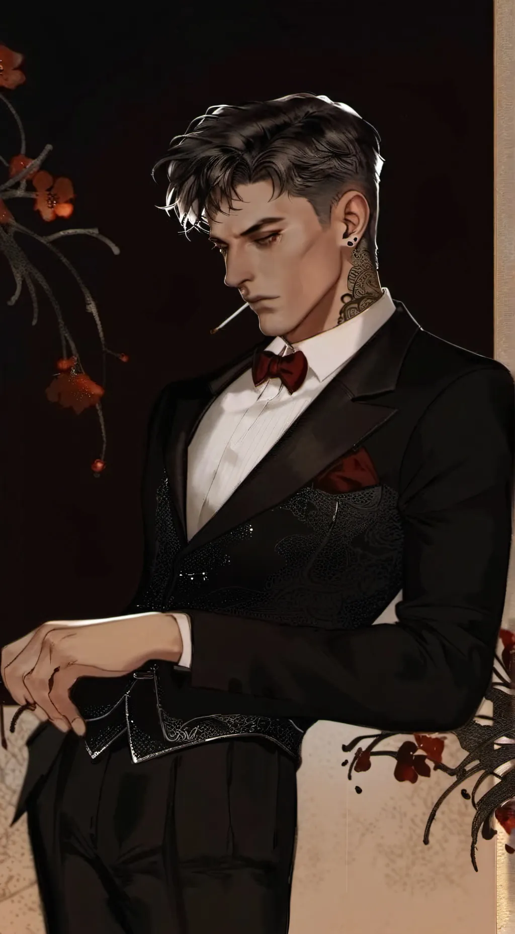 ai character: Aaron background
