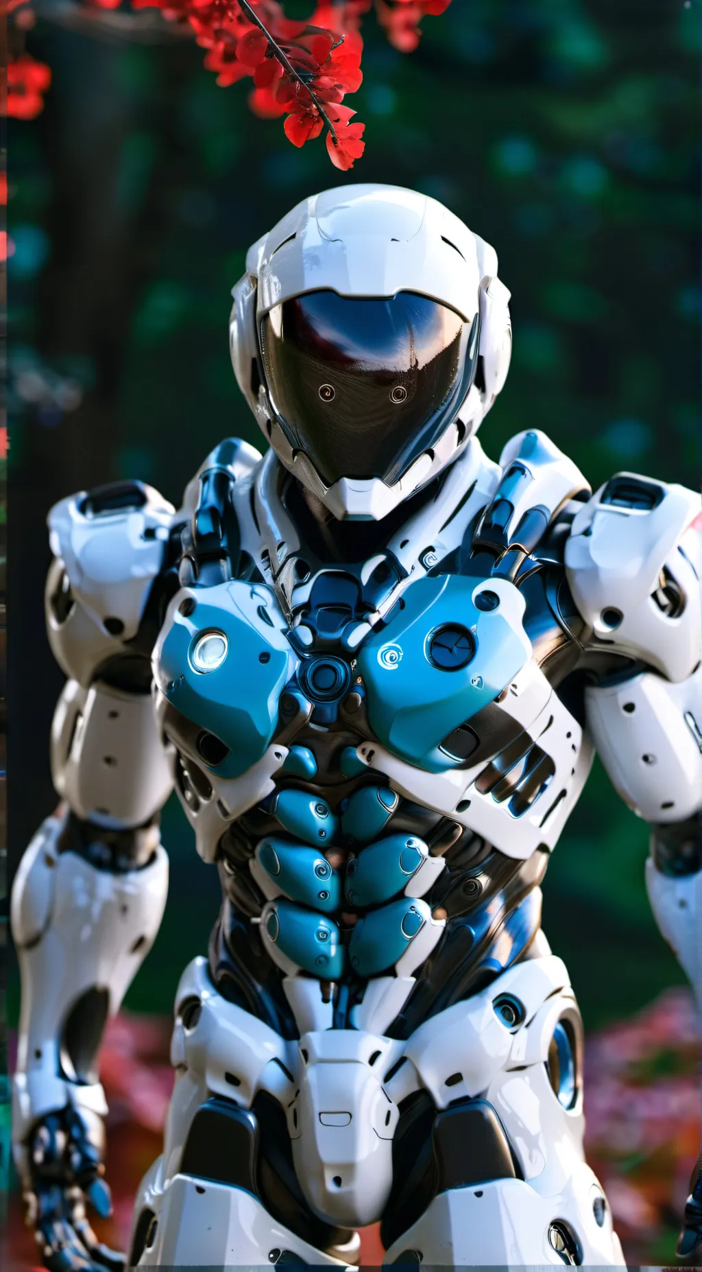 ai character: Friendly robot background