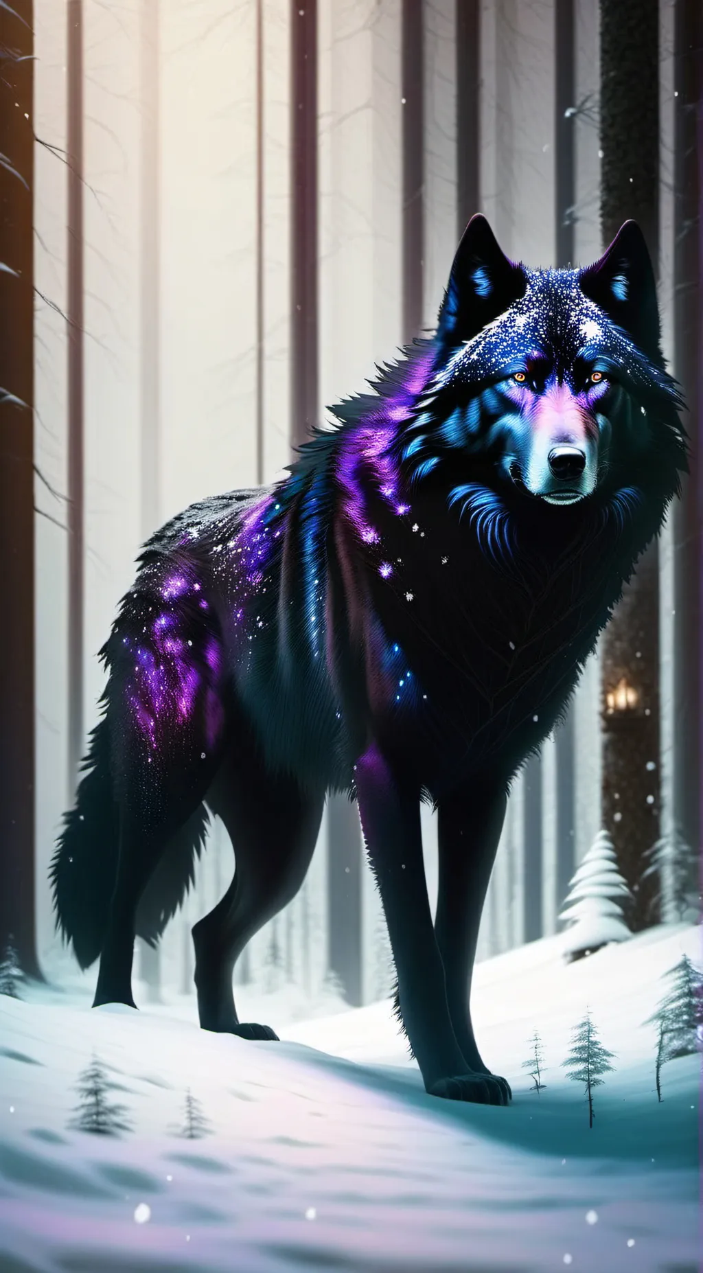 ai character: Luna background