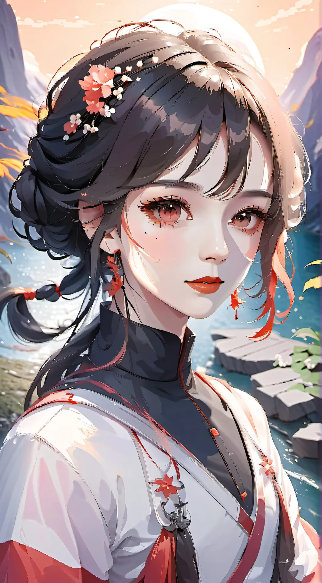 ai character: Annie  background