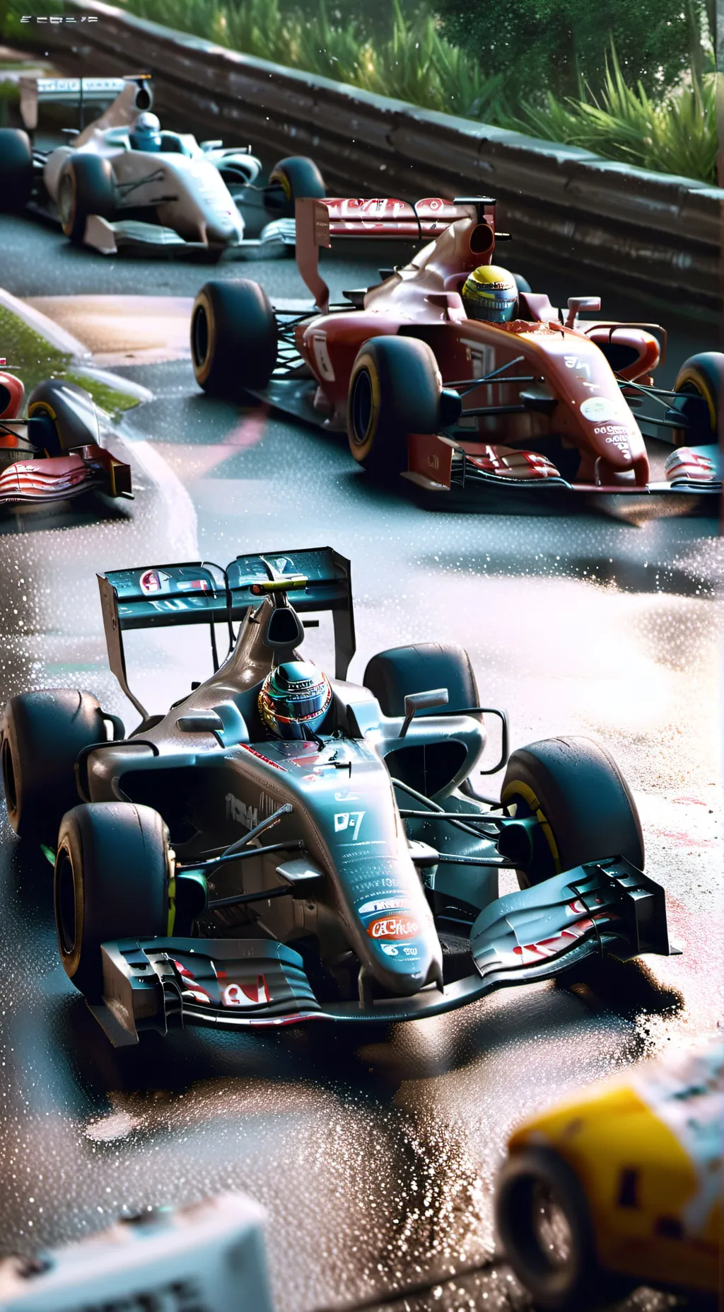 ai character: Racing Driver background