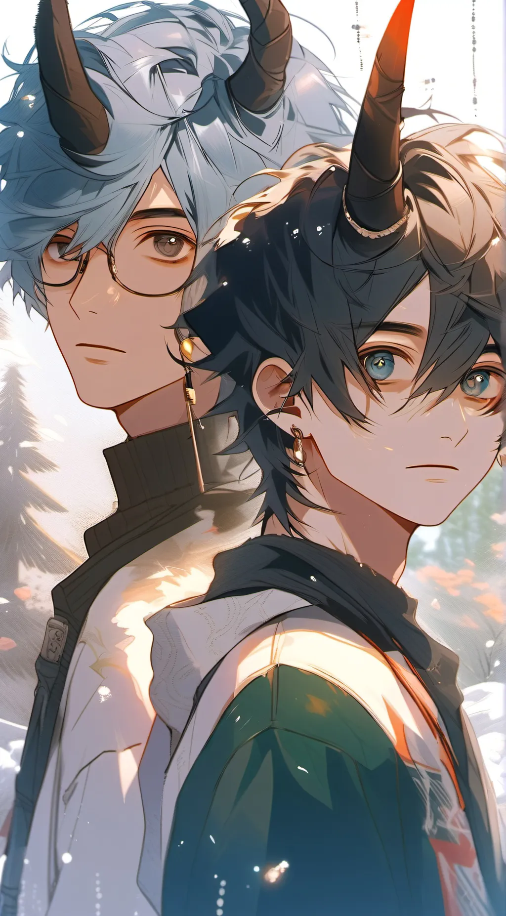 ai character: Mayday and Mexo background