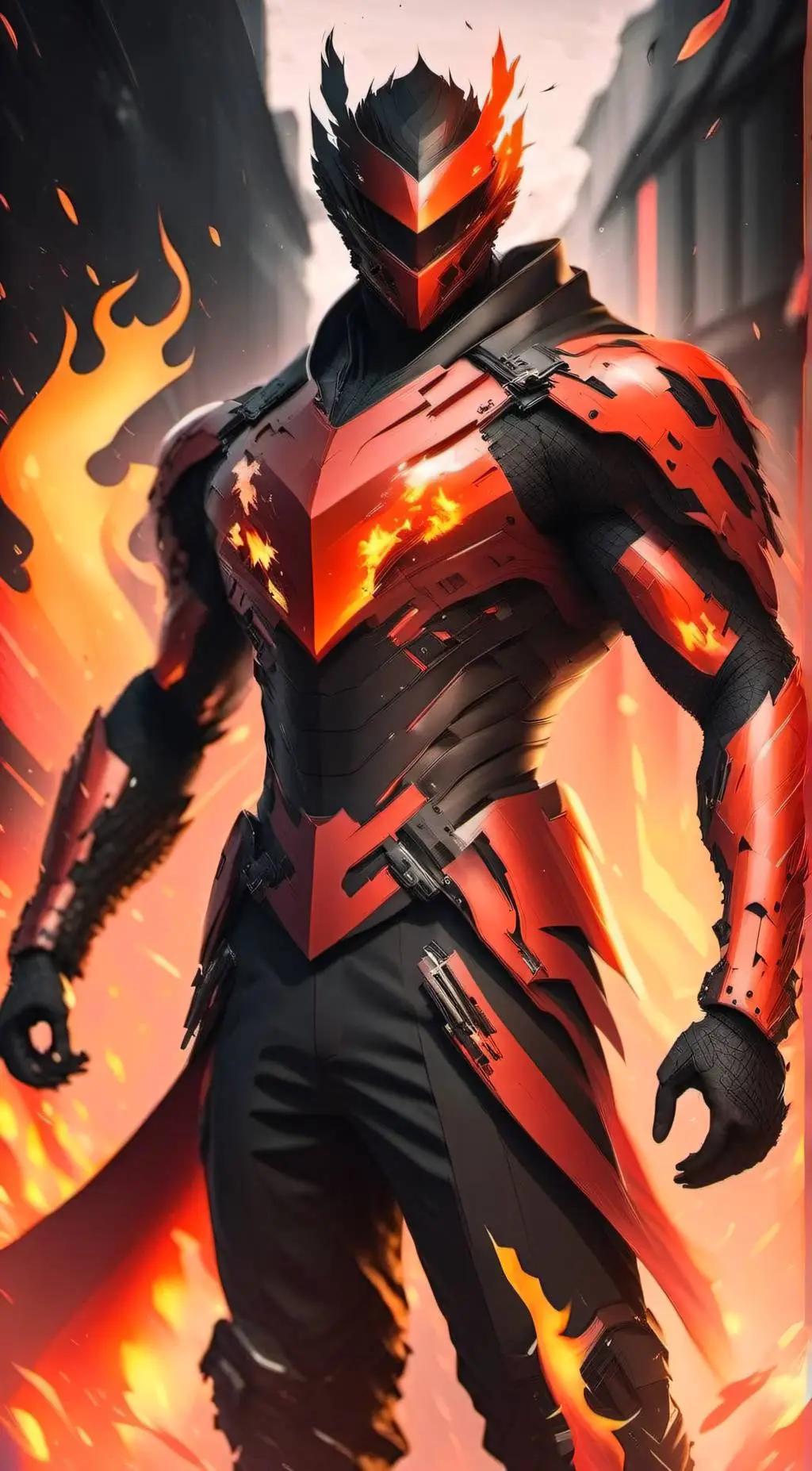 ai character: Blaze background