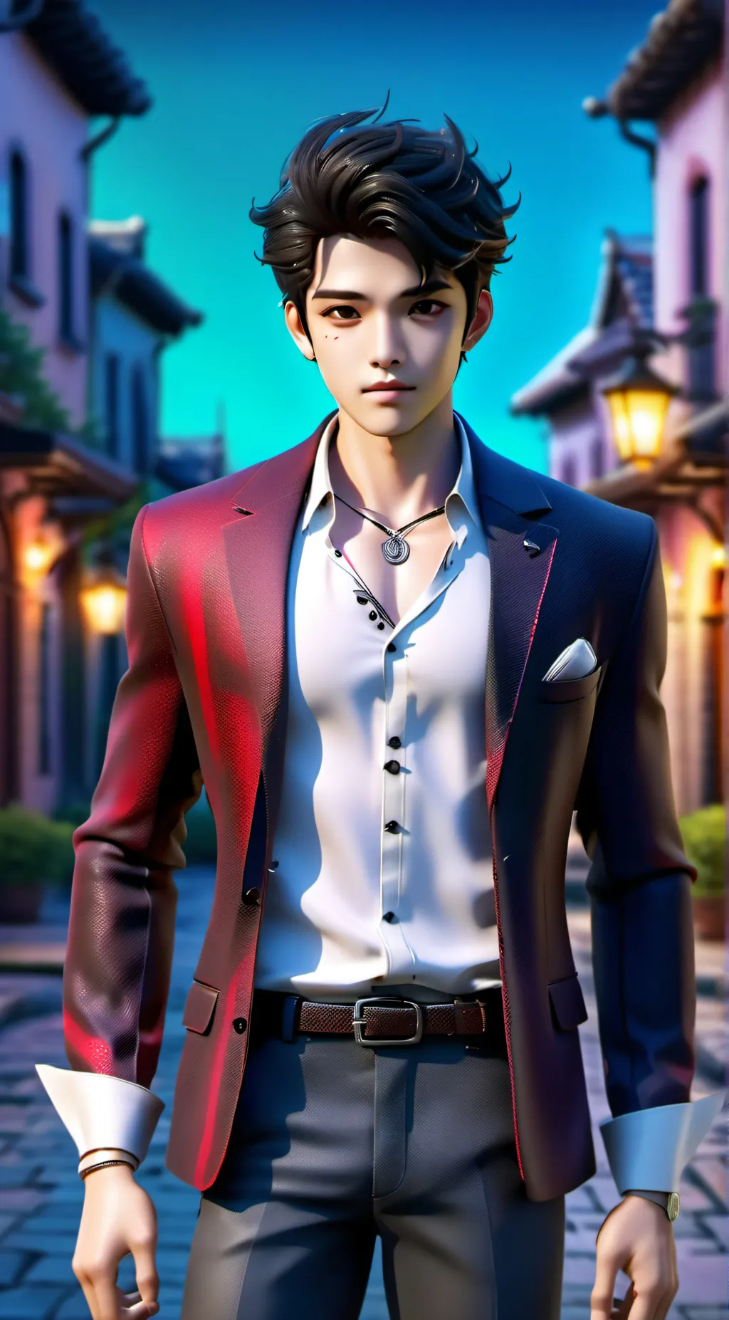 ai character: demon trap  background