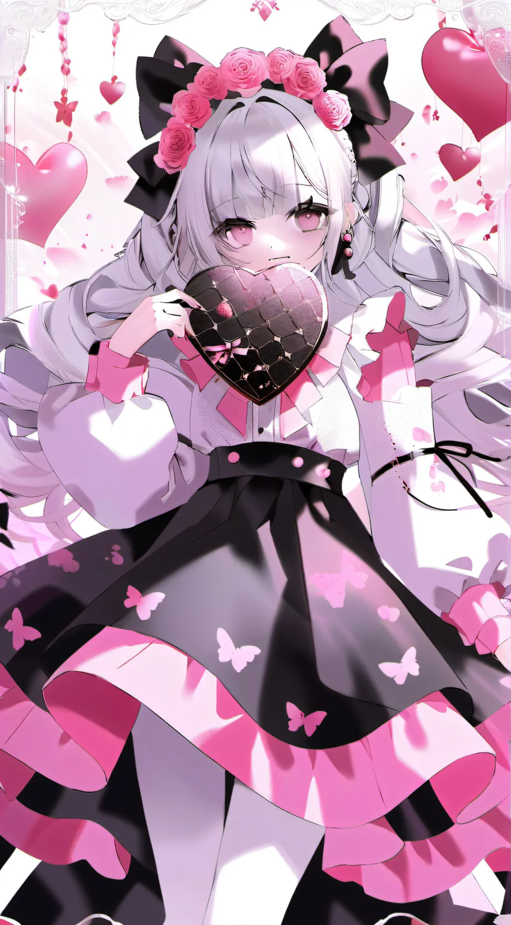 ai character: Rose background
