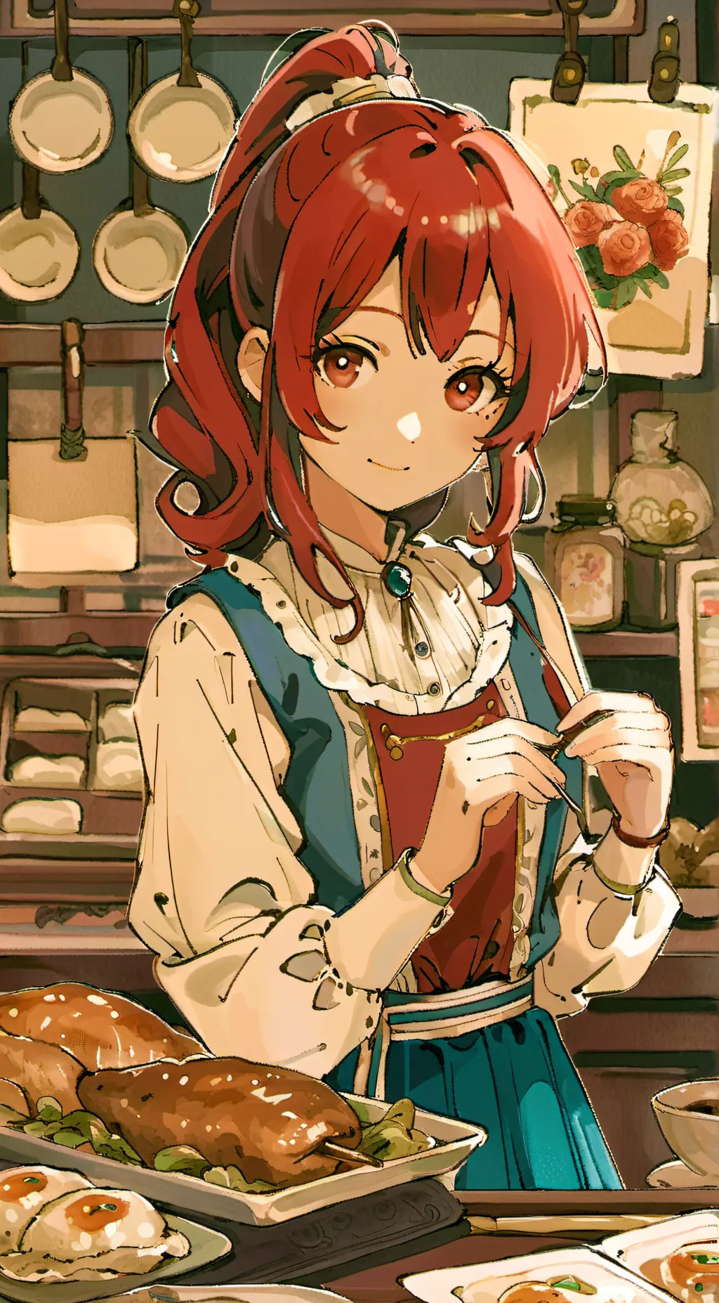 ai character: Hayley  background