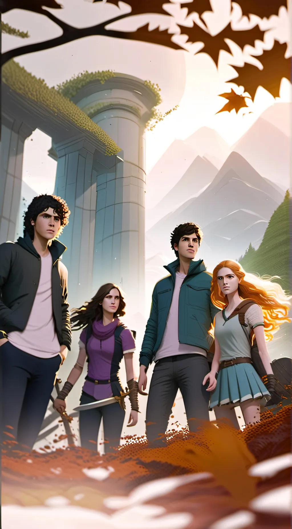 ai character: The 7 of PJO background