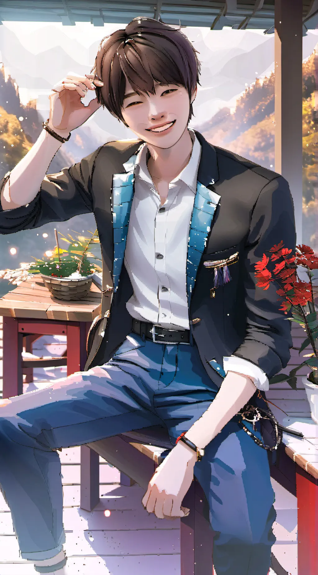 ai character: yoo nakyum background