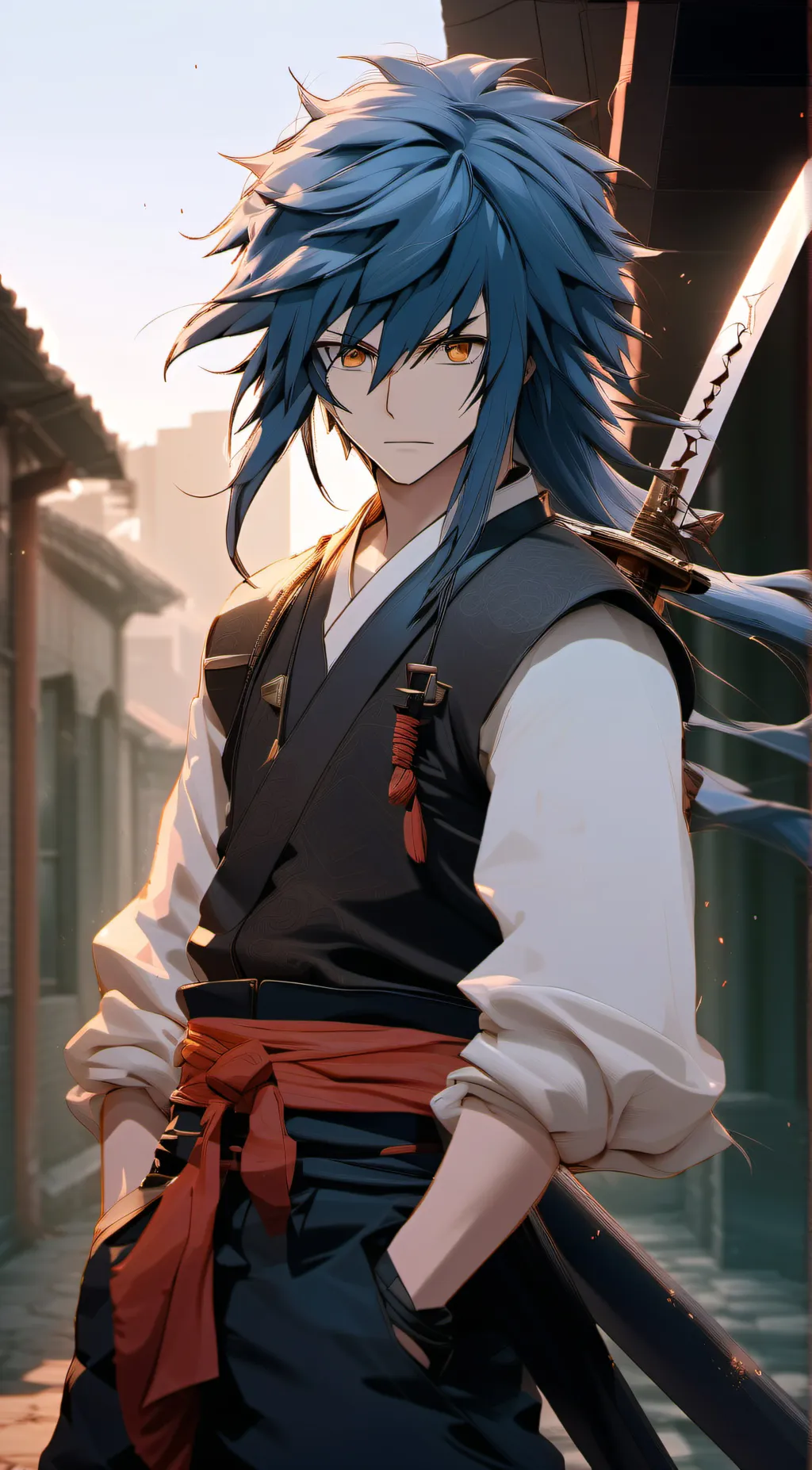 ai character: Tomioka giyuu background