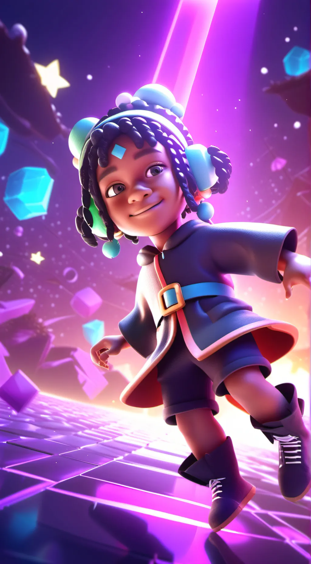ai character: kyara  background