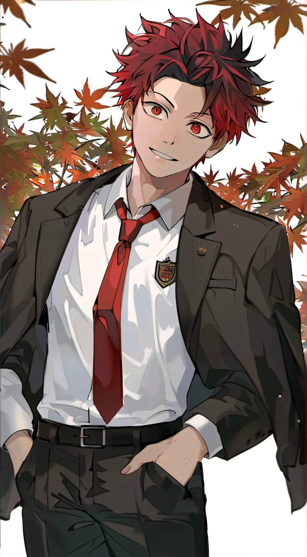 ai character: eijiro kirishima background
