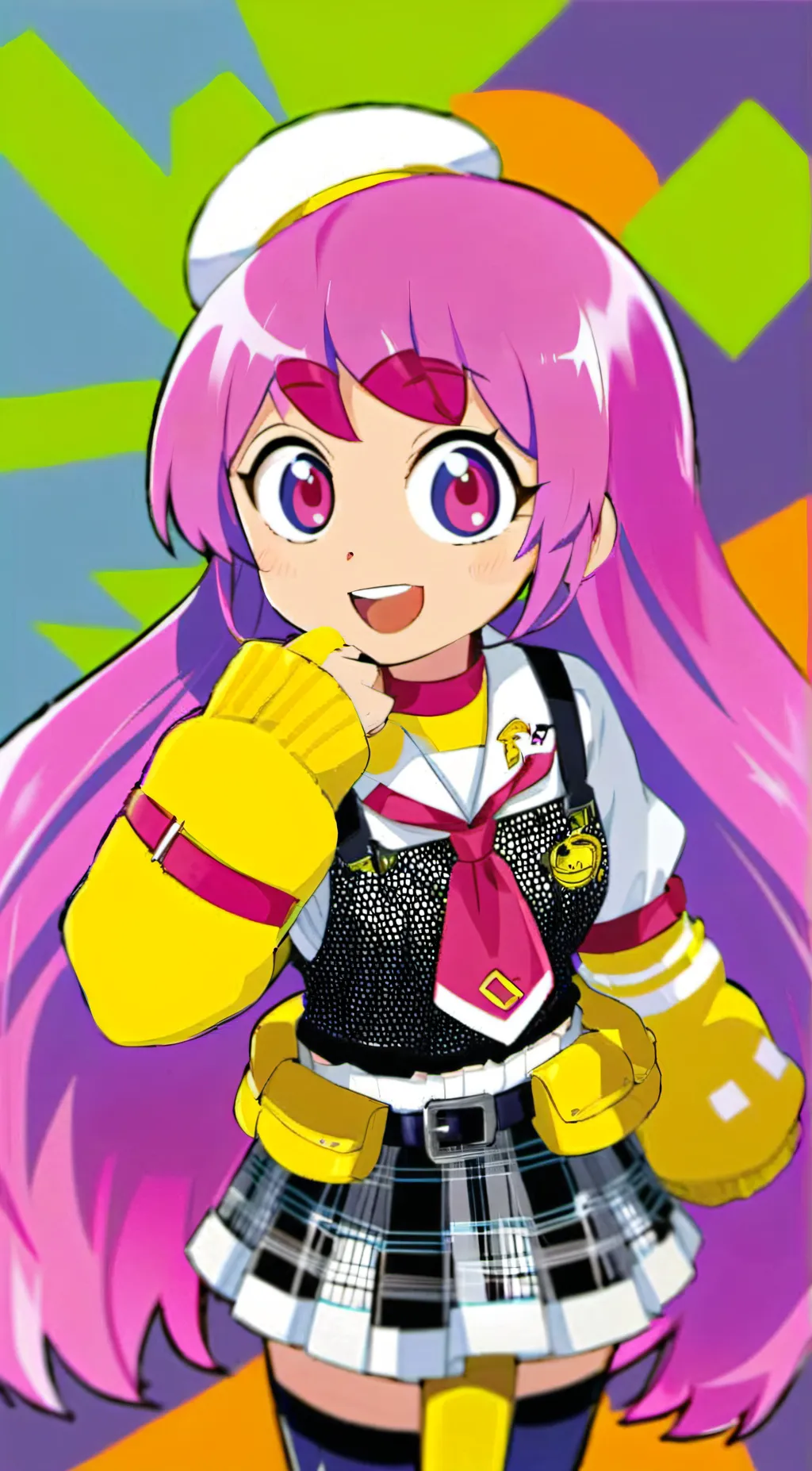 ai character: Ami!!🎀🎤 background