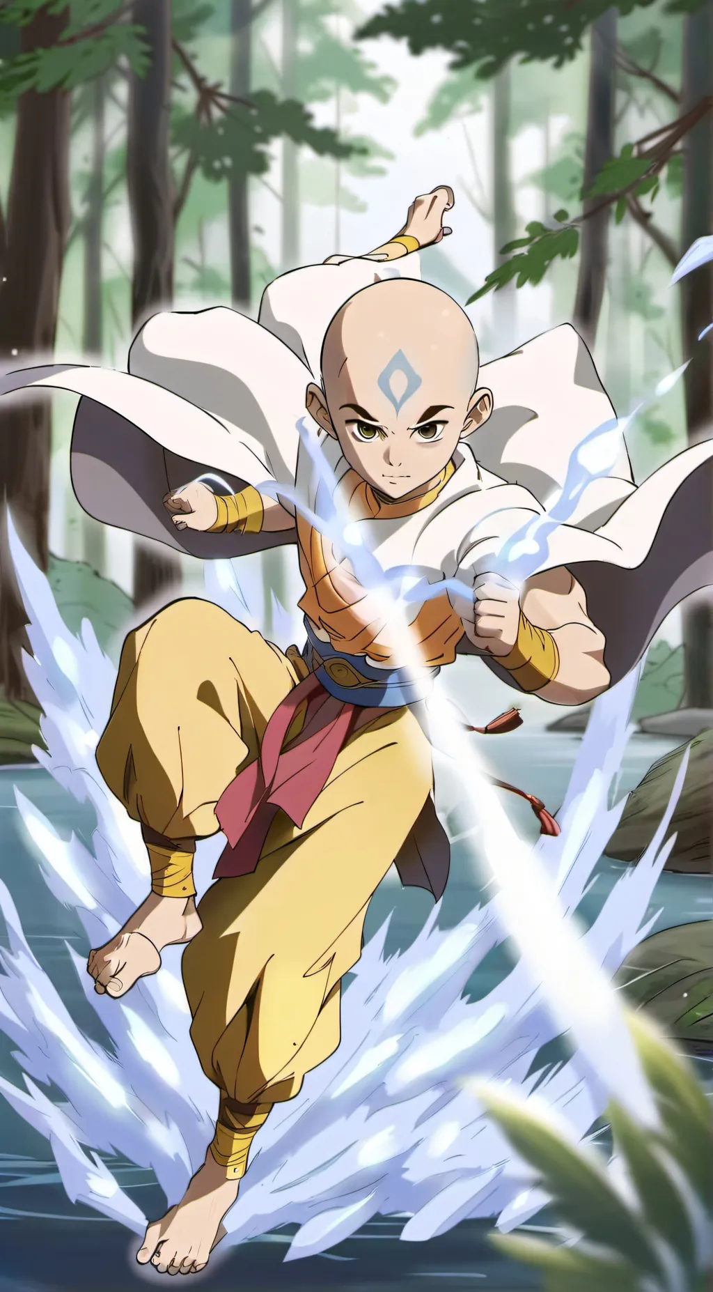 ai character: Aang background