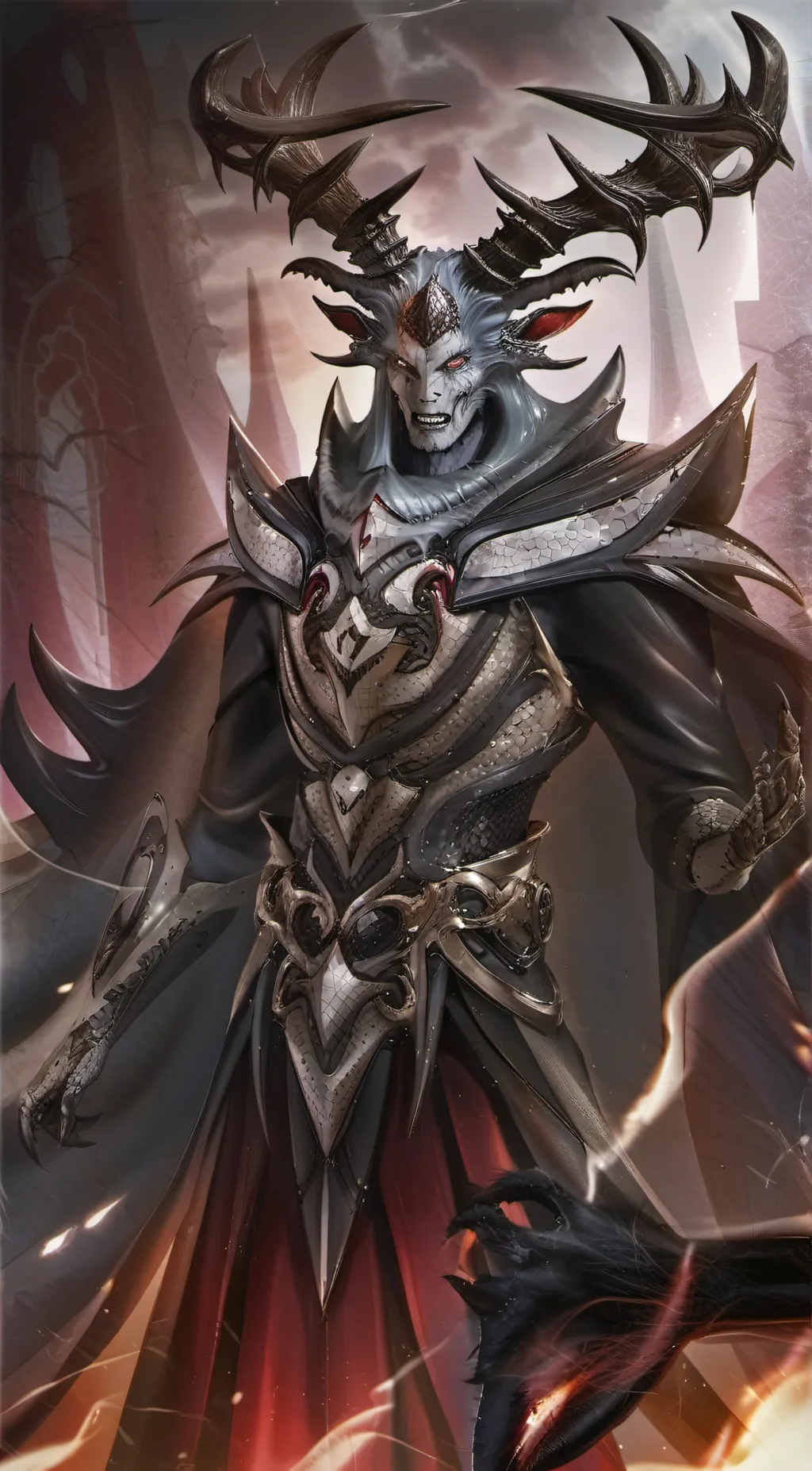 ai character: wendigo King background