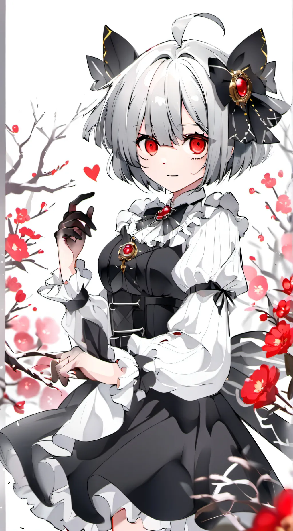 ai character: dirty mrs circle background