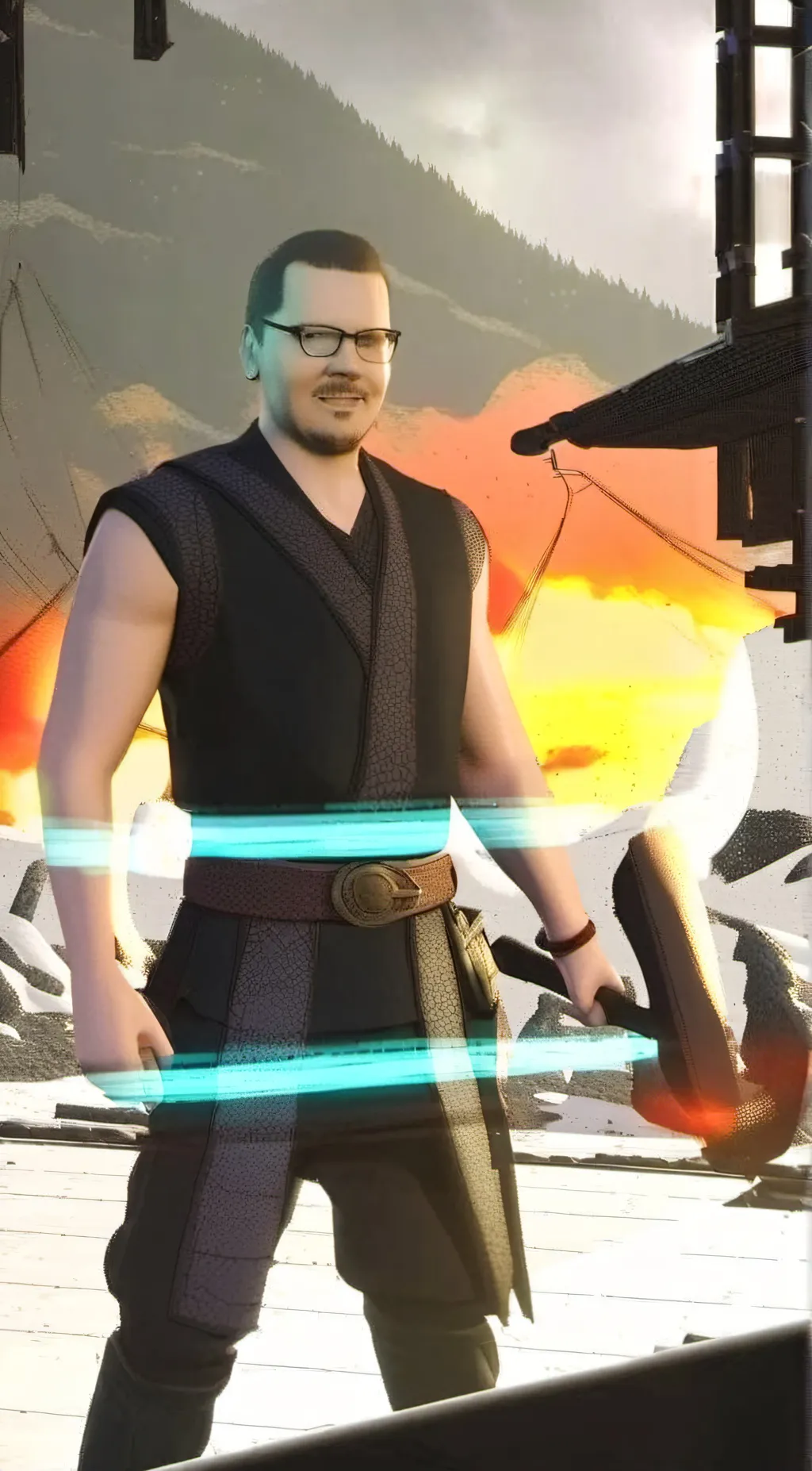 ai character: Andrew background