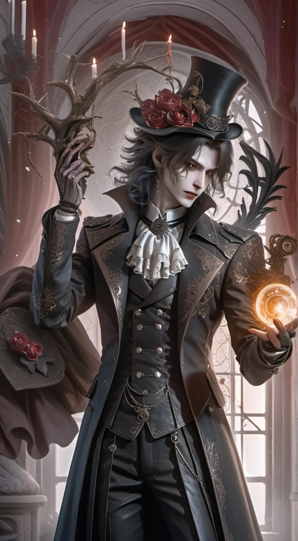 ai character: INCÓGNITO  background