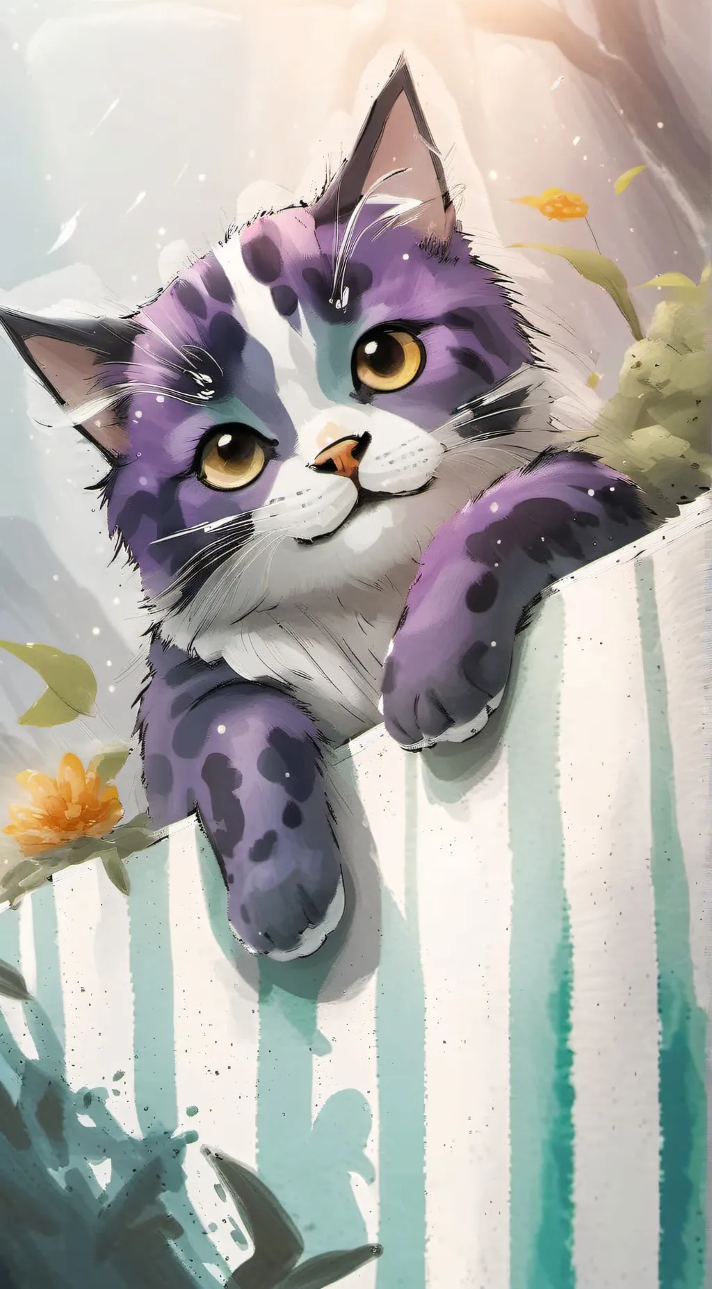 ai character: catnp background