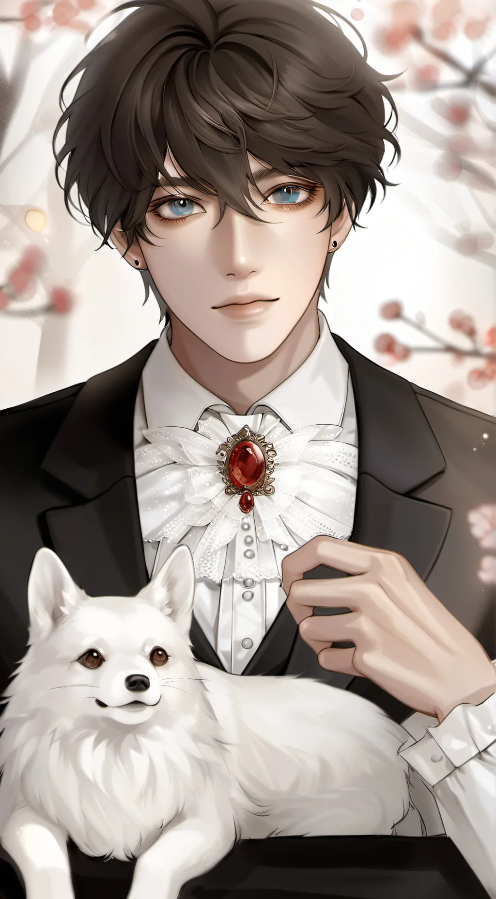 ai character: Jack Blue background